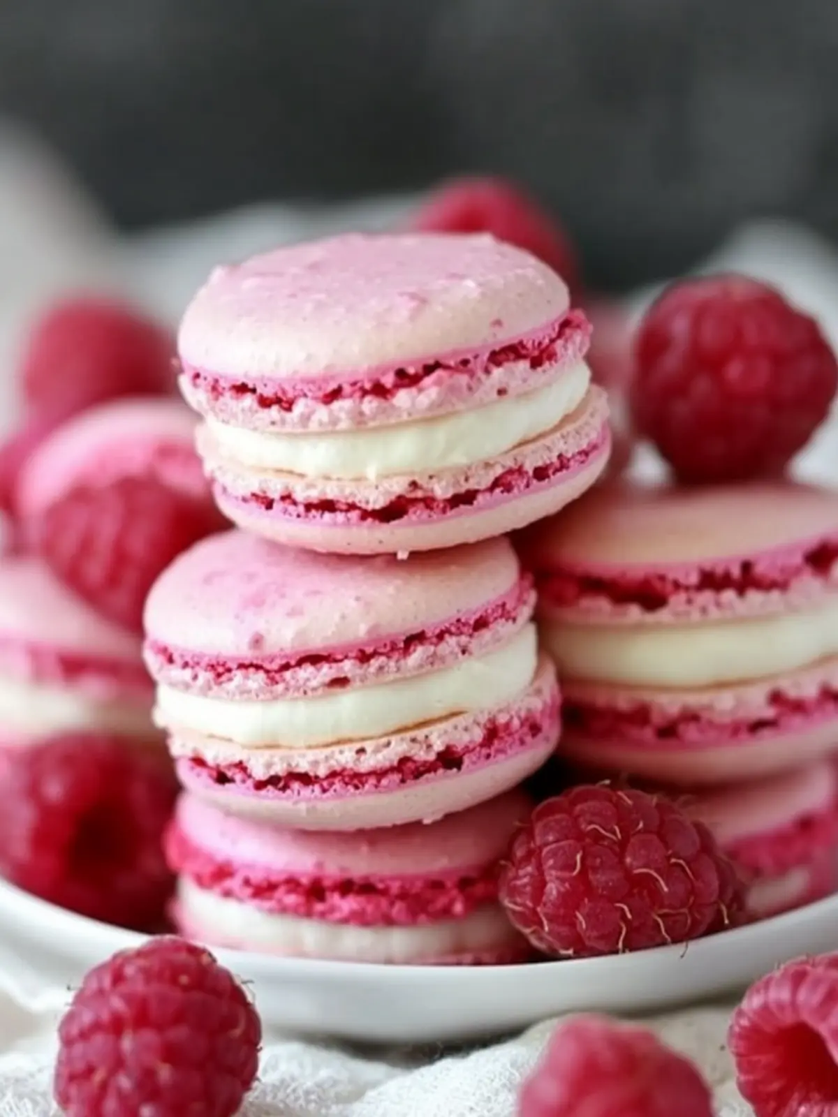 Raspberry Macarons: Your Must-Have Mother's Day Treat 2 Raspberry Macarons- Mother's day treat