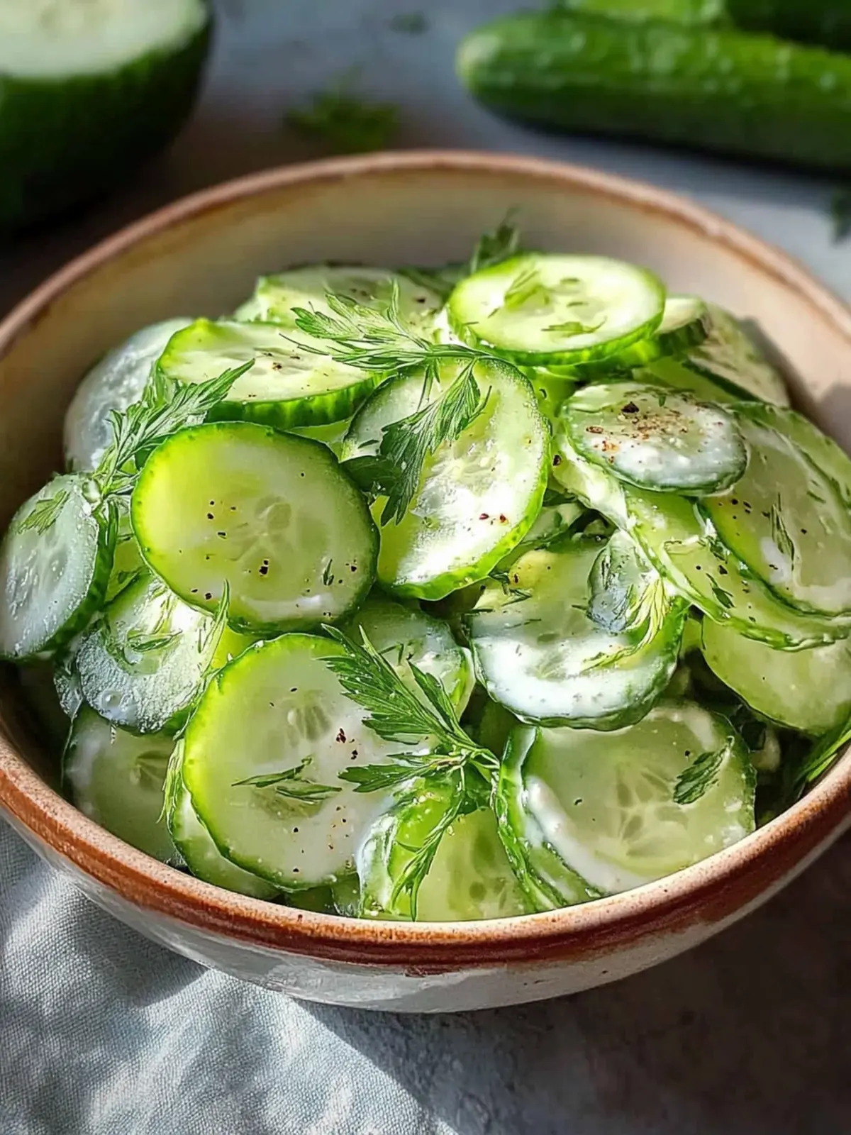 Best Polish Cucumber Salad Recipe - Quick & Easy Delight 2 Best Polish Cucumber Salad Recipe- Quick & Easy