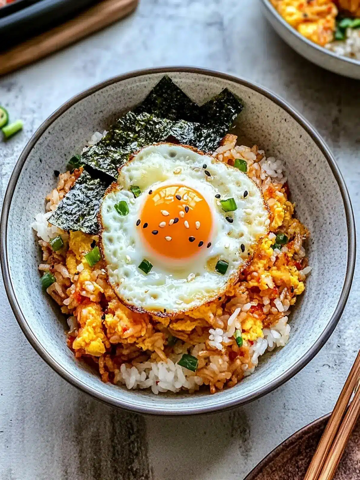 Savory Gyeran Bap: Quick Korean Fried Egg Rice Bliss 4 Gyeran Bap (Korean Fried Egg Rice)