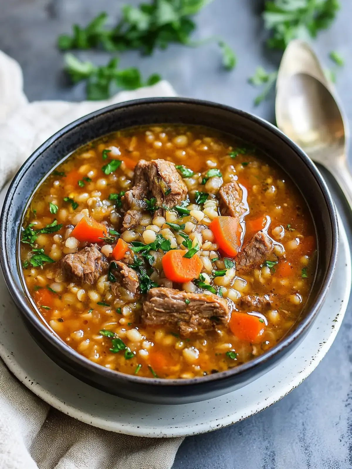 Hearty Beef Barley Soup for Ultimate Comfort on Chilly Days 3 Beef Barley Soup