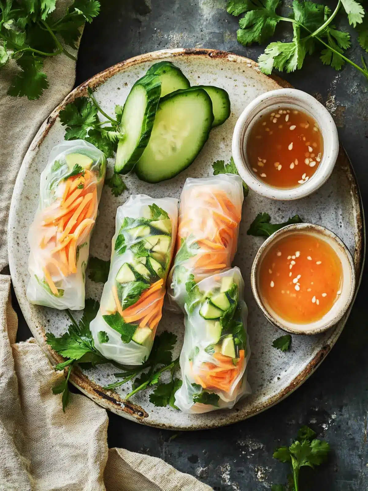 Fresh Spring Rolls: Your Go-To Recipe for a Healthy Crunch 3 Fresh Spring Rolls