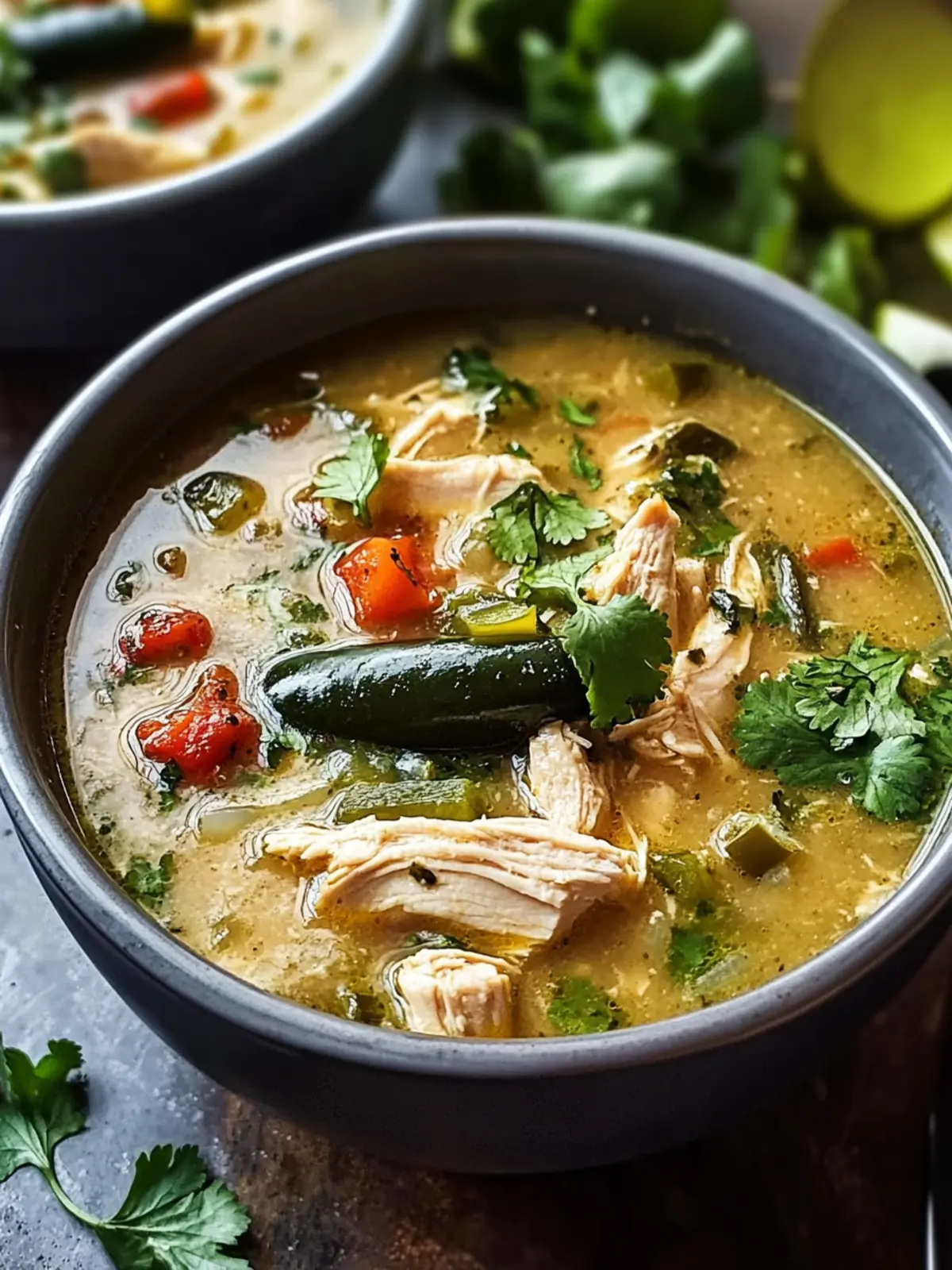 Cozy Chicken Poblano Soup for Ultimate Comfort and Flavor 3 Chicken Poblano Soup