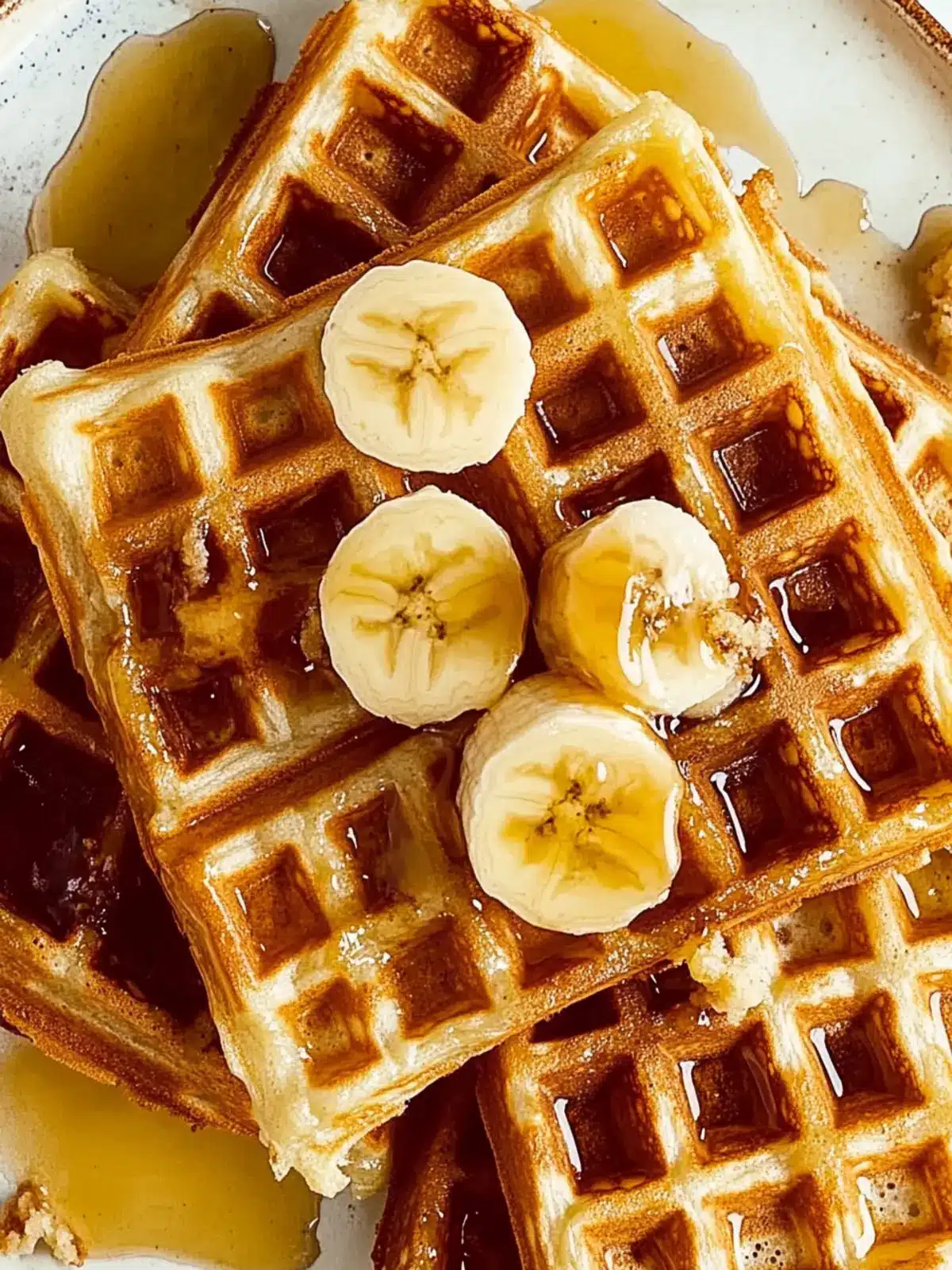 Irresistibly Crisp Banana Bread Waffles for Your Brunch Bliss 3 Banana Bread Waffles