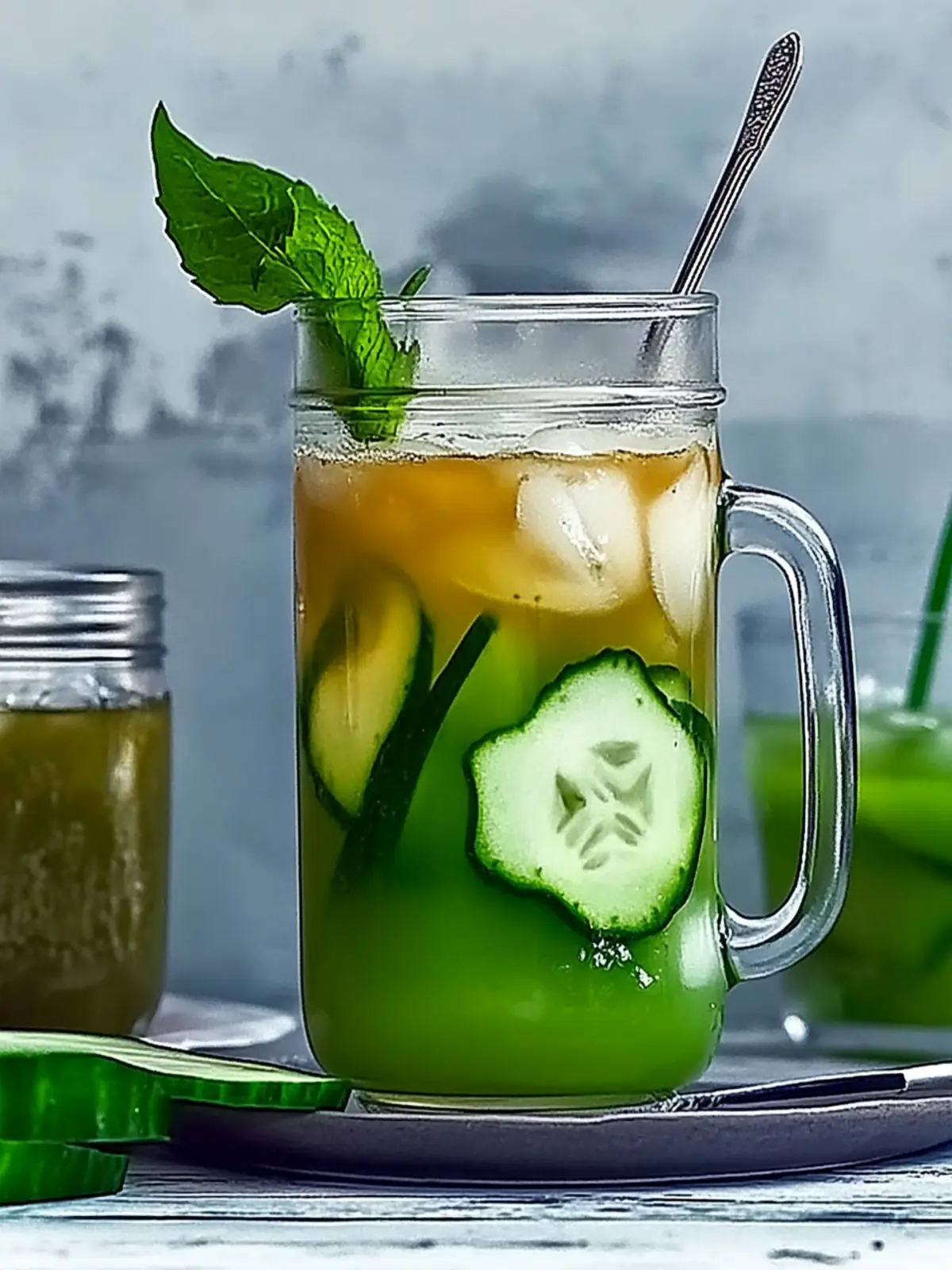 Revitalize Your Summer with Iced Matcha and Cucumber Bliss 4 Iced matcha with cucumber