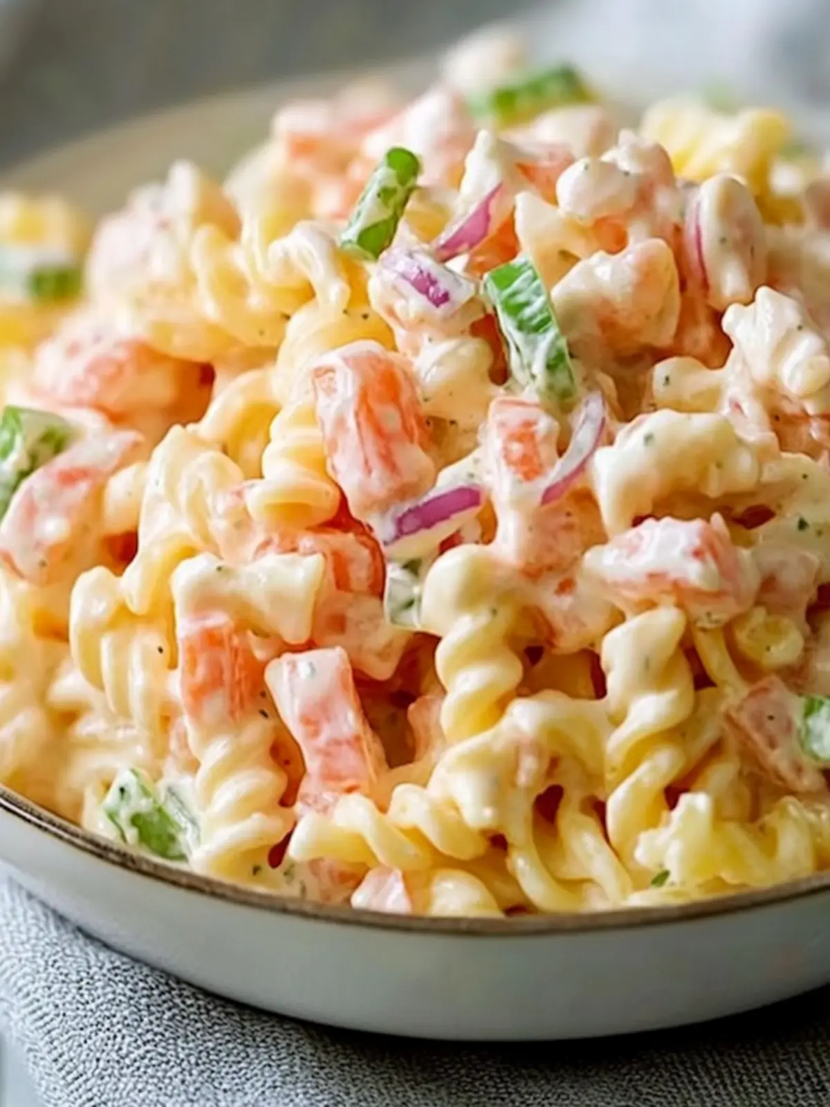 Pink Cadillac Pasta Salad Creamy, Tangy, Picnic Delight 4 Pink Cadillac Pasta Salad Creamy, Tangy, and Picnic-Perfect