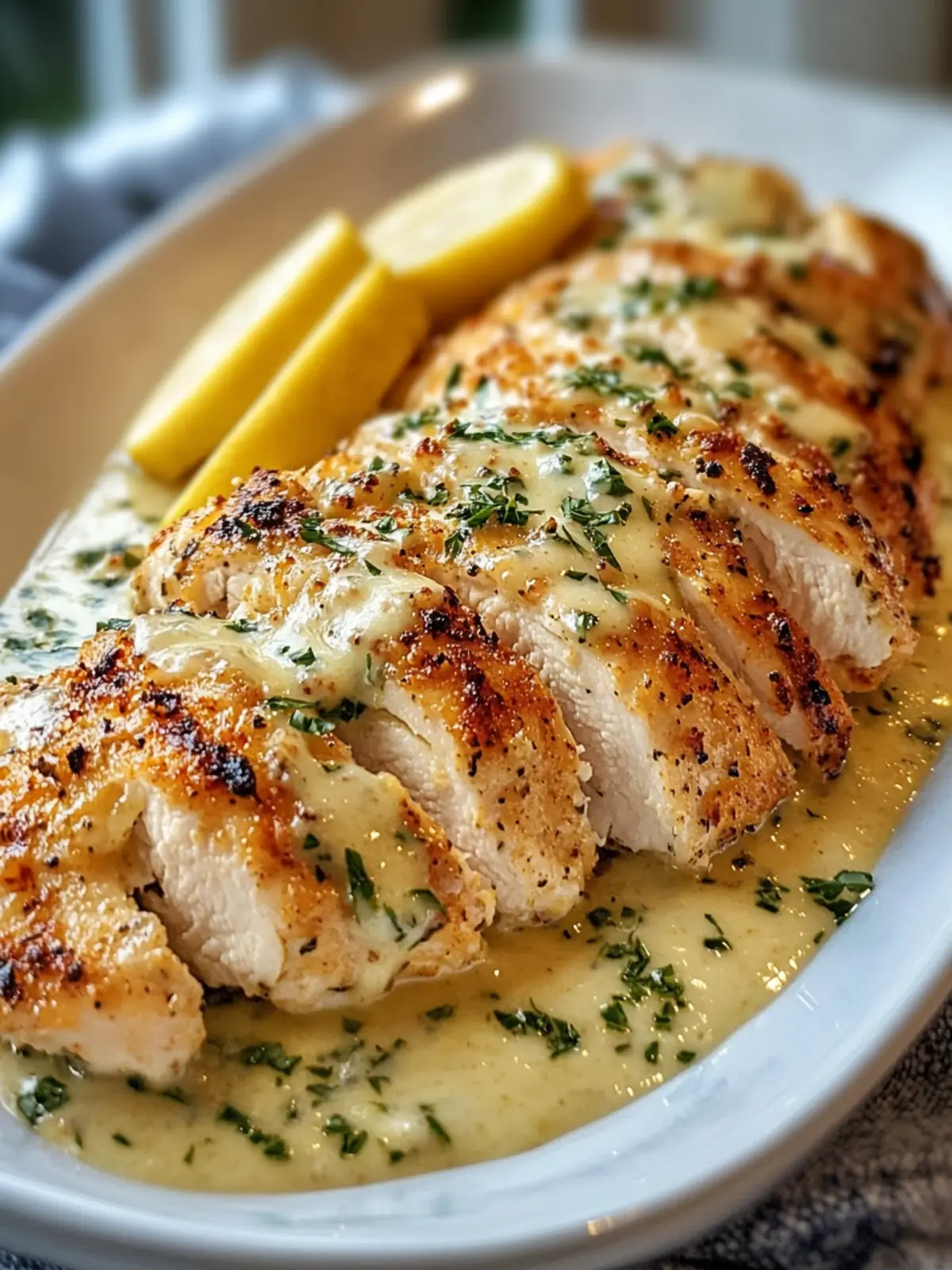 Baked Caesar Chicken with Creamy Parmesan Sauce Made Easy 4 Baked Caesar Chicken with Creamy Parmesan Sauce