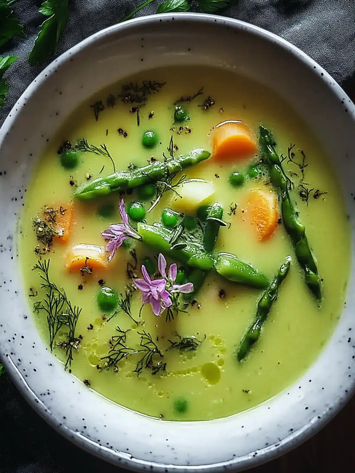Cream of Spring Vegetable Soup That Will Brighten Your Day 2 Cream of Spring Vegetable Soup