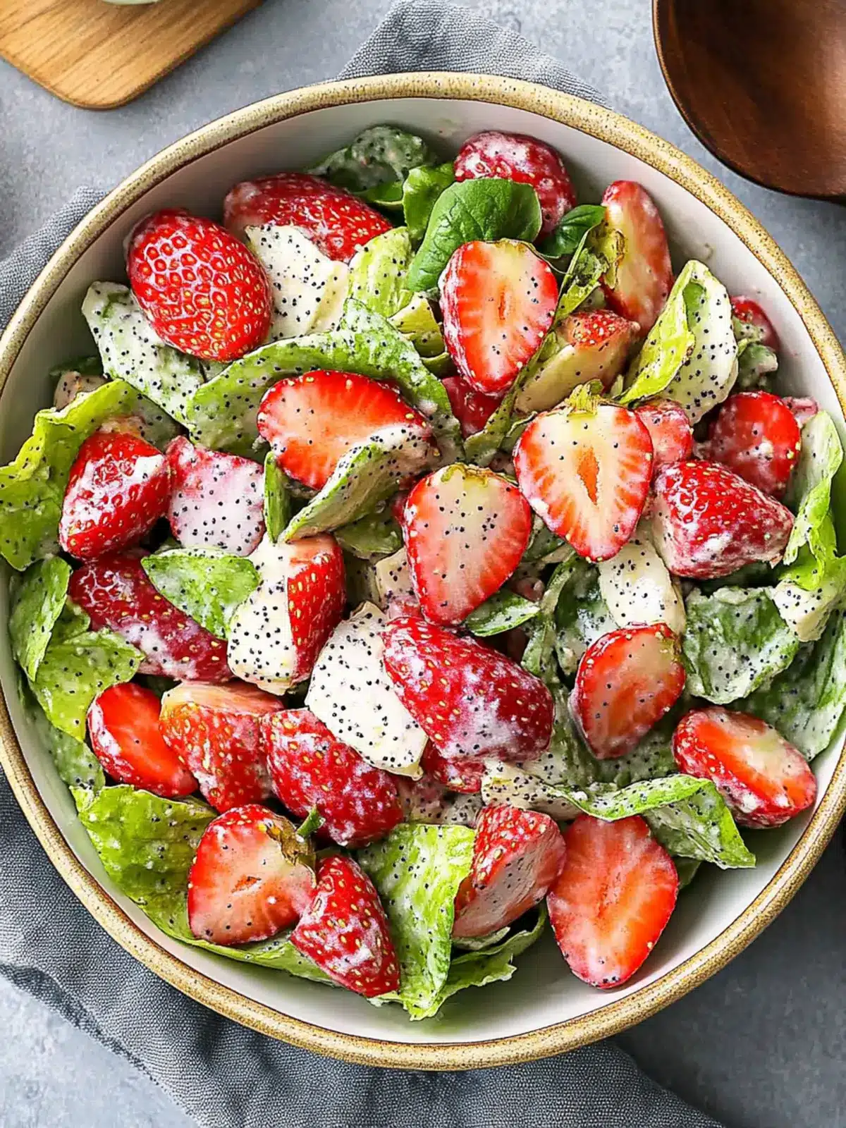 Zesty Strawberry Poppy Seed Salad for a Fresh Summer Boost 4 Strawberry Poppy Seed Salad