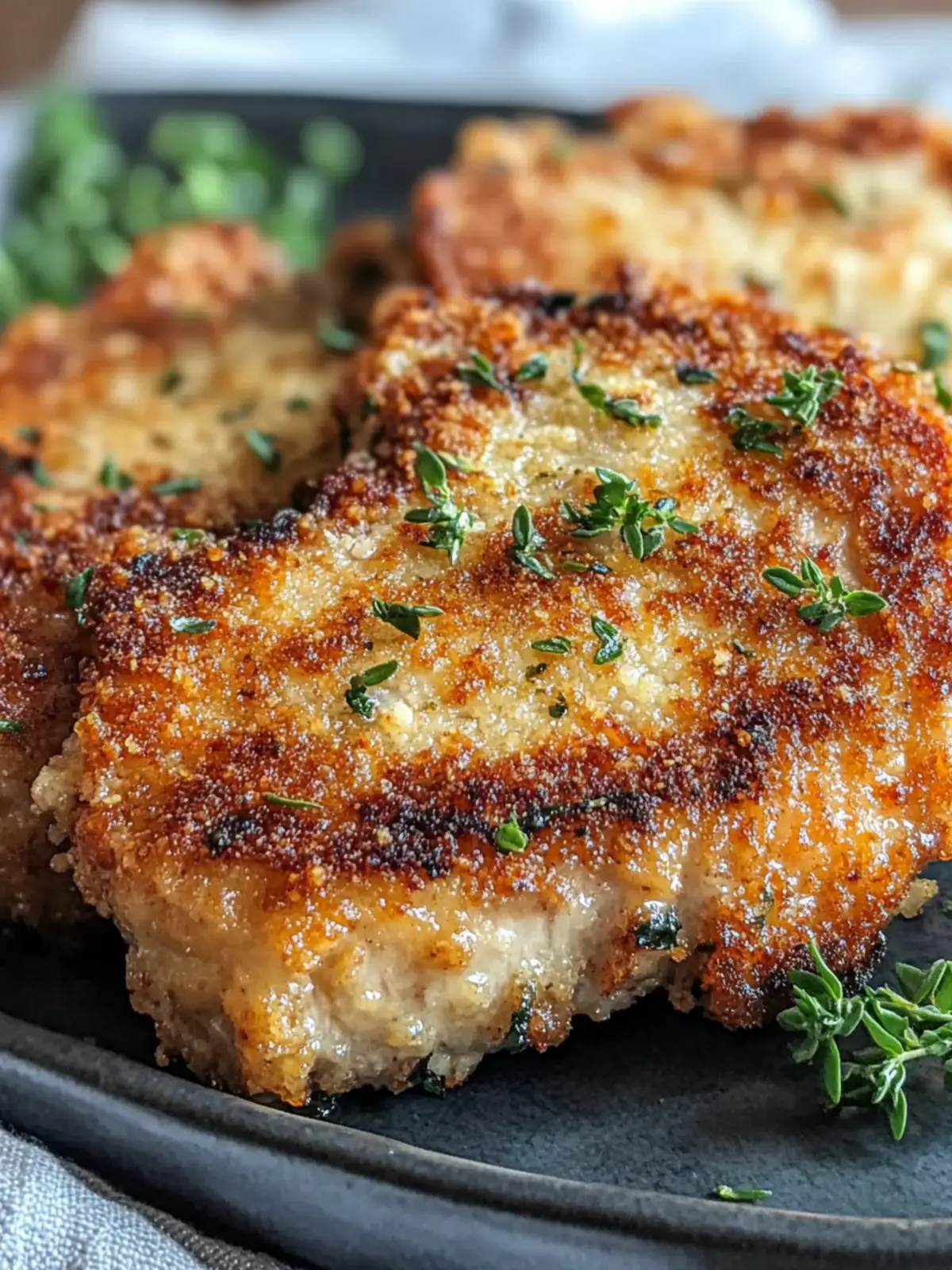 Crispy Parmesan Crusted Air Fryer Pork Chops You ll Love 2 Crispy Parmesan Crusted Air Fryer Pork Chops