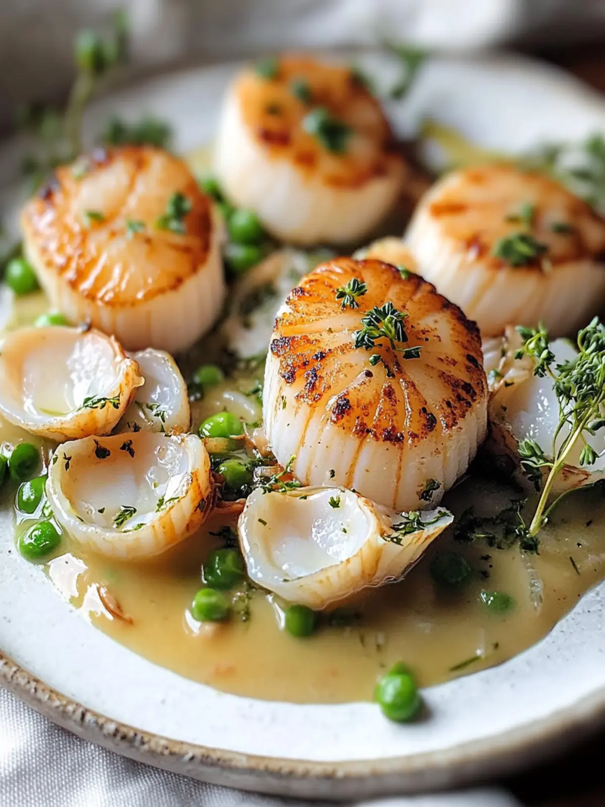 Bright and Zesty Spring Scallops: Your Quick Gourmet Fix 3 Spring Scallops