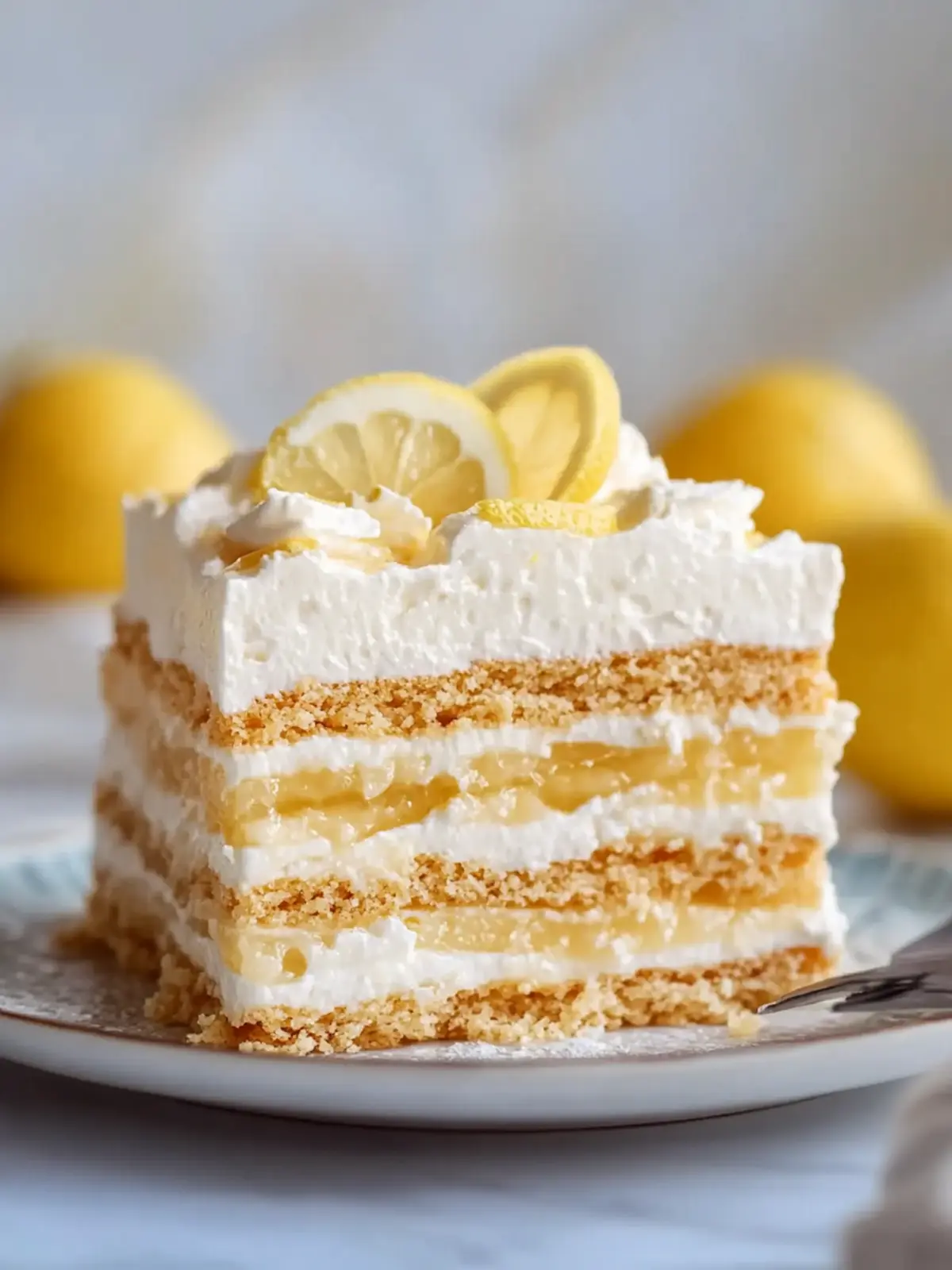 Zesty Lemon Icebox Cake: A No-Bake Delight to Savor 4 Lemon Icebox Cake