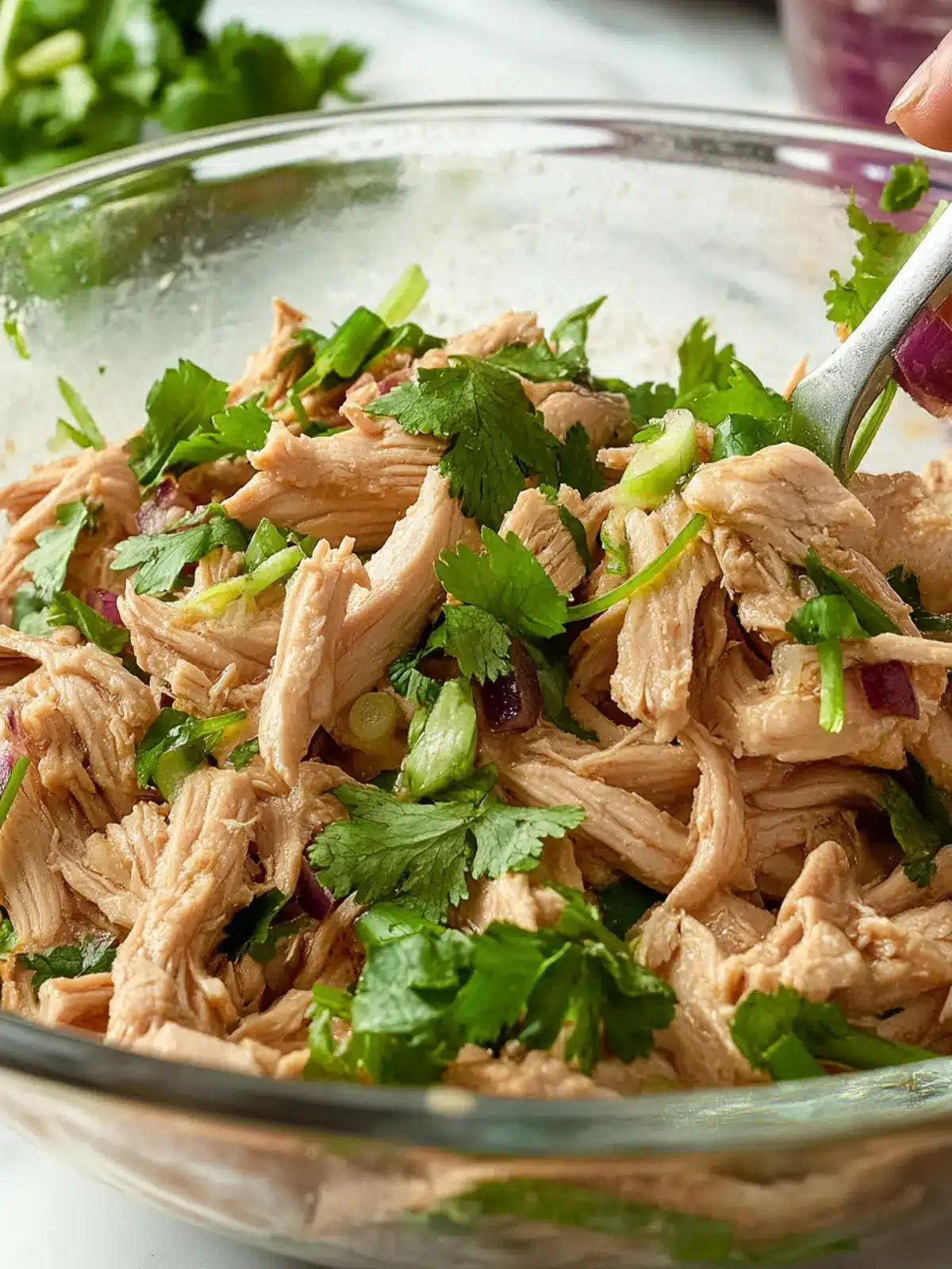 Silky Hand-Shredded Chicken Recipe for Effortless Dinners 3 Hand-Shredded Chicken