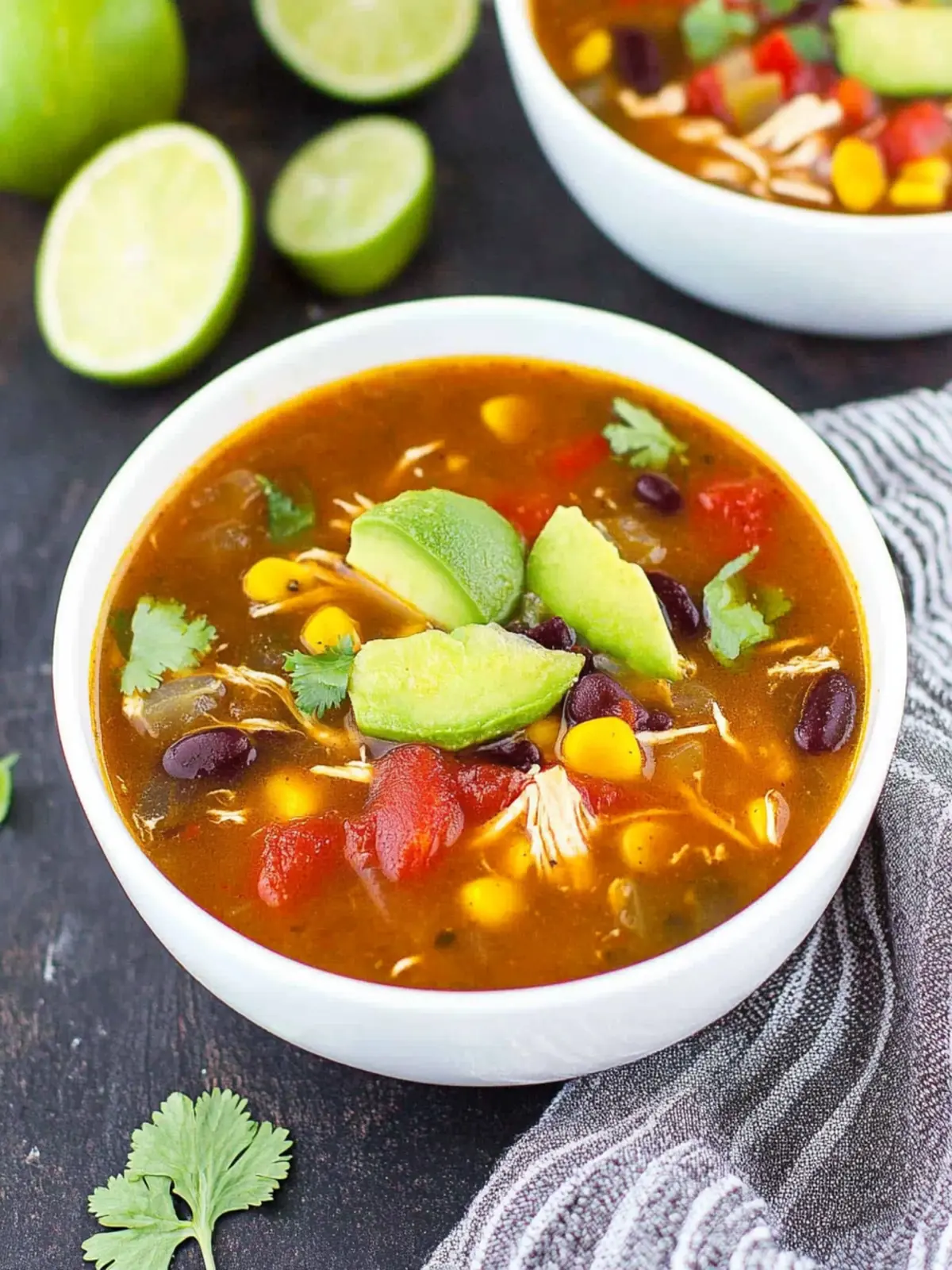 Slow Cooker Chicken Tortilla Soup: Cozy Comfort in a Bowl 2 Slow Cooker Chicken Tortilla Soup
