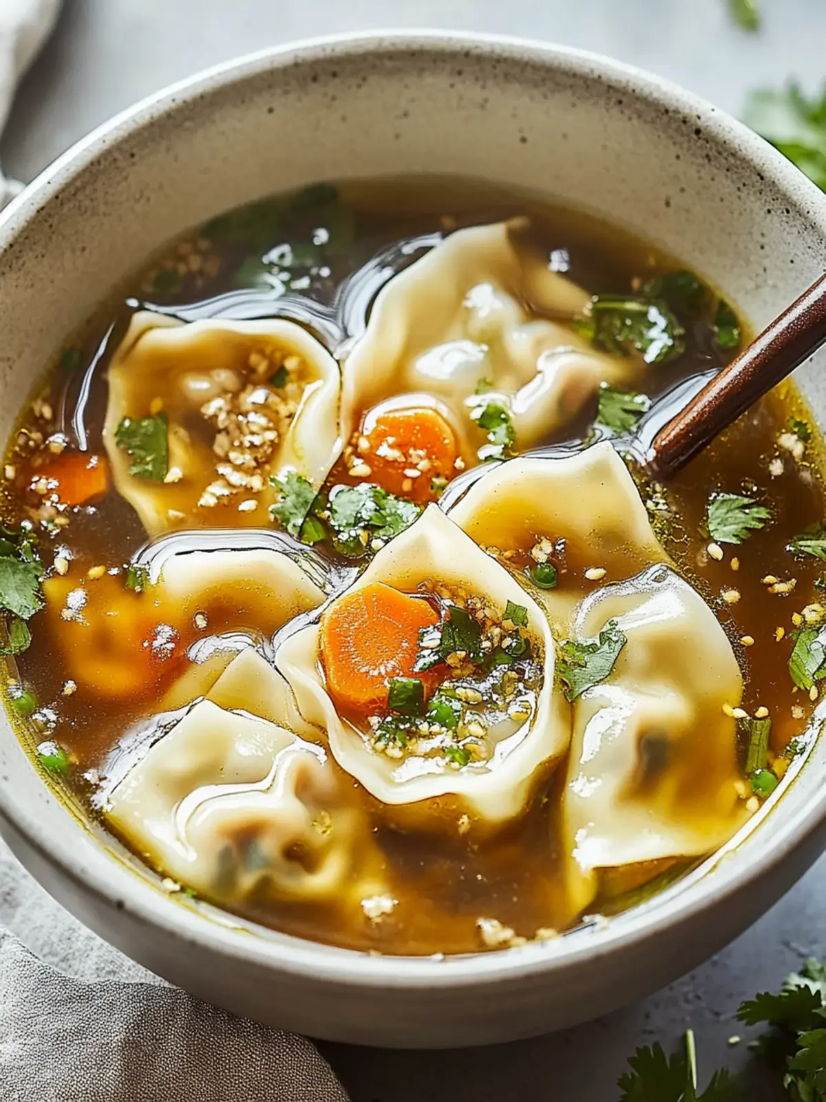 Comforting Potsticker Soup: Your Go-To Hug in a Bowl 3 Comforting Potsticker Soup: A Delicious Hug in a Bowl