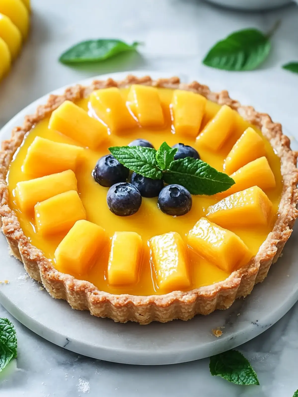 Easy Mango Curd Tart Recipe for a Refreshing Treat 4 Mango Curd Tart Recipe