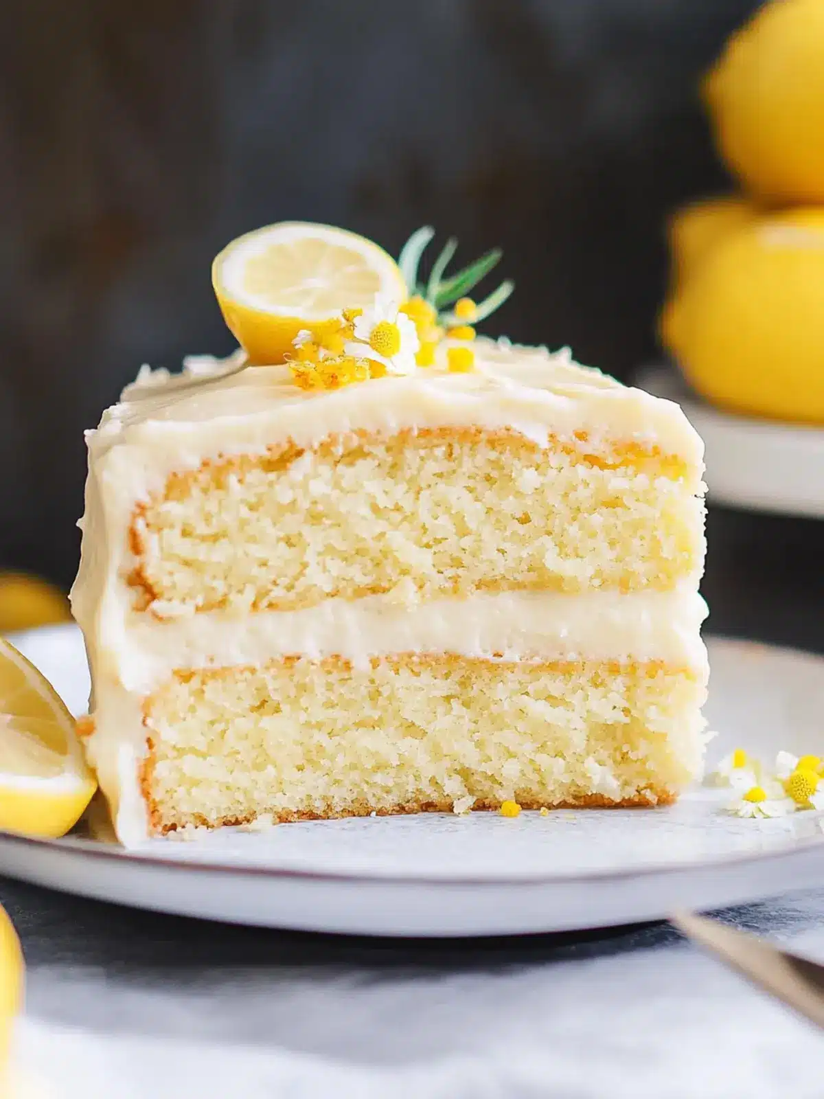 Lemon Cake Bliss with Creamy Frosting You ll Love 4 Lemon Cake