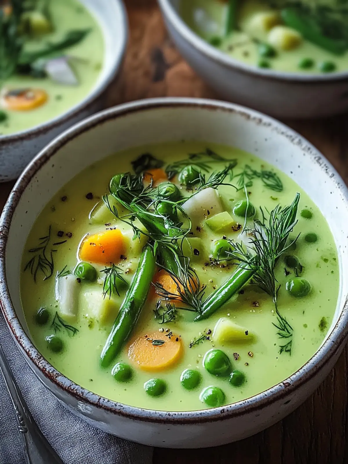 Cream of Spring Vegetable Soup That Will Brighten Your Day 3 Cream of Spring Vegetable Soup