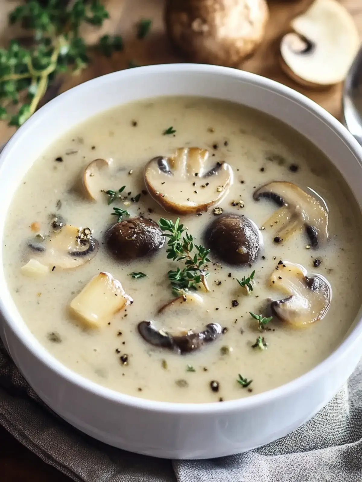 Heavenly Cream of Mushroom Soup for Cozy Nights 3 Cream of Mushroom Soup