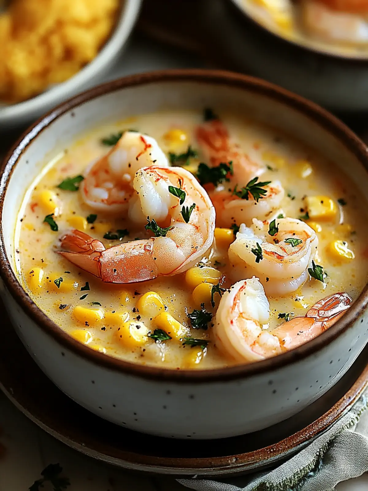 Cozy Up with Shrimp and Corn Chowder Perfect for Fall Evenings 3 Shrimp and Corn Chowder