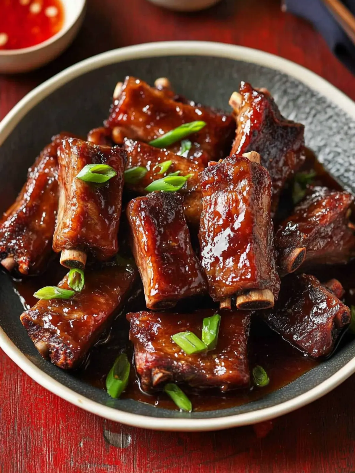 Savory Suon Kho Pork Ribs: Perfect for Chinese New Year Dinner 2 Suon Kho (Pork Ribs in Savory Caramel Sauce)- Chinese new Year Dinner