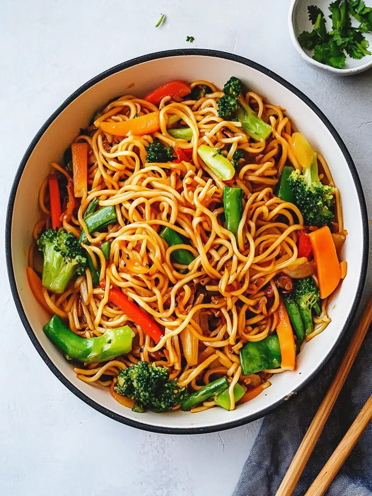 20-Minute Vegetable Lo Mein: Quick, Colorful & Completely Delicious 2 Vegetable Lo Mein