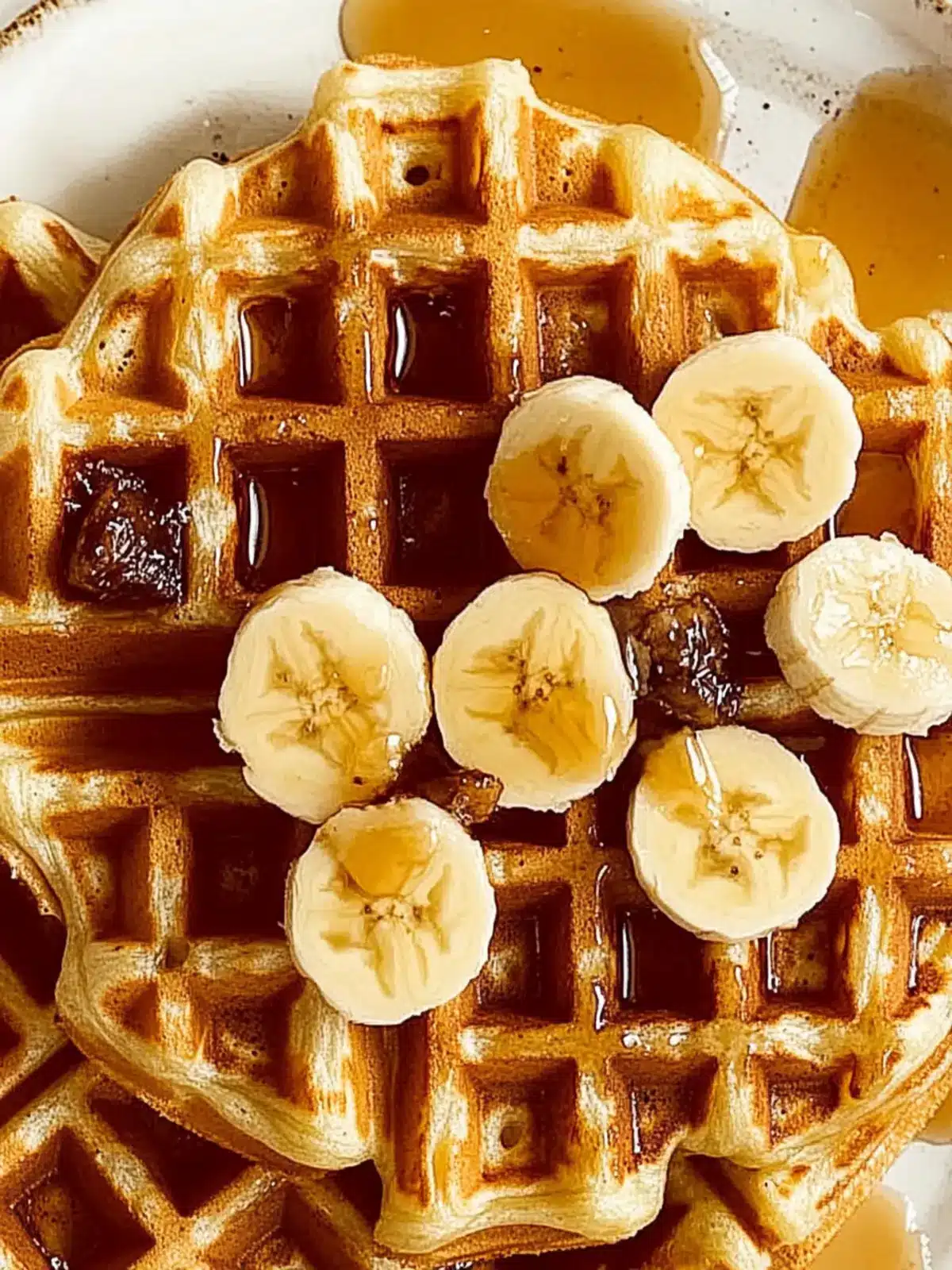 Irresistibly Crisp Banana Bread Waffles for Your Brunch Bliss 2 Banana Bread Waffles