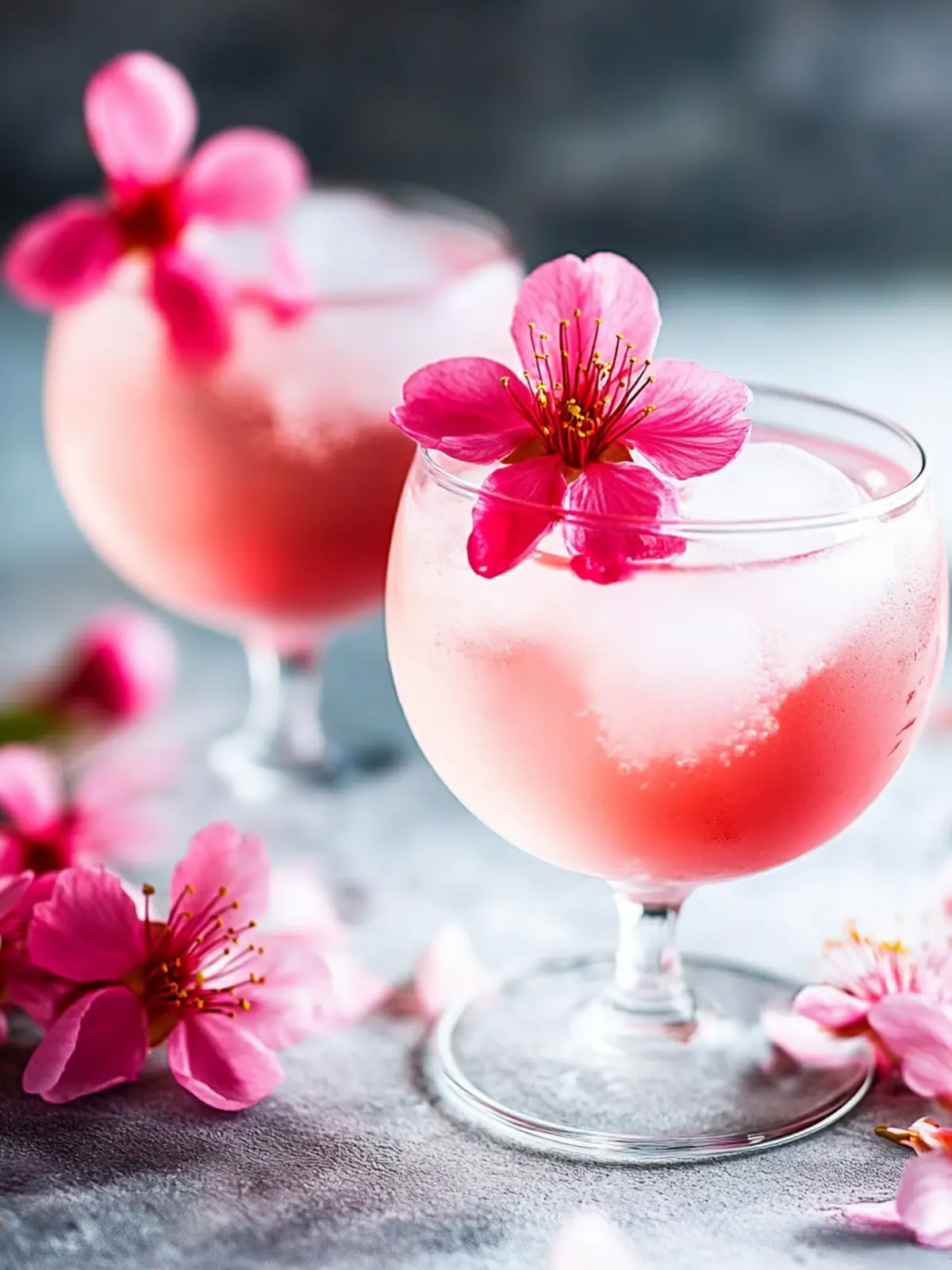 Cherry Blossom Cocktail - Refreshing Festive Asian Drink 2 Cherry Blossom Cocktail- Festive Asian drink recipes