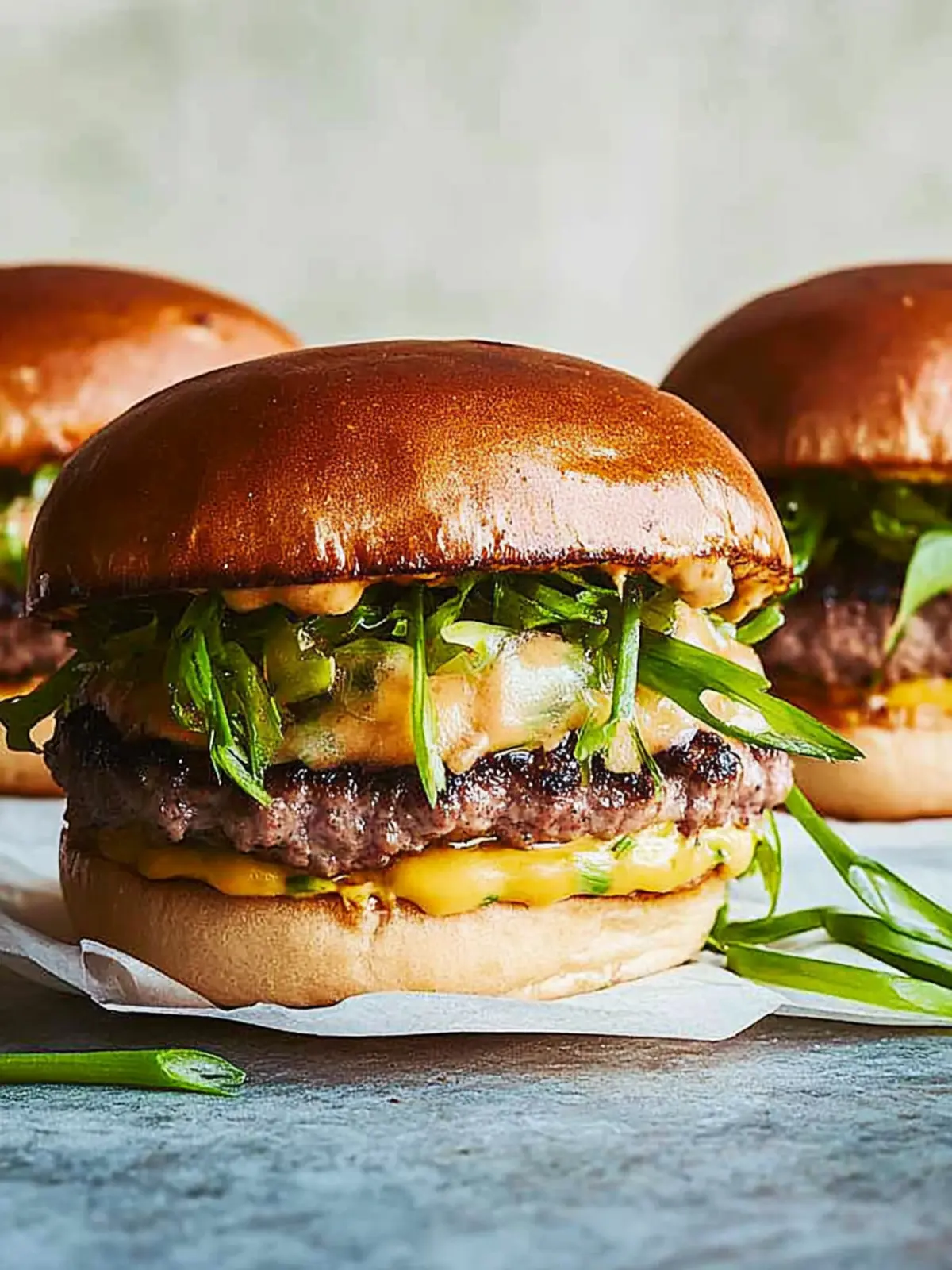 Savory Smashed Scallion Burgers for a Flavorful Twist 3 Smashed Scallion Burgers