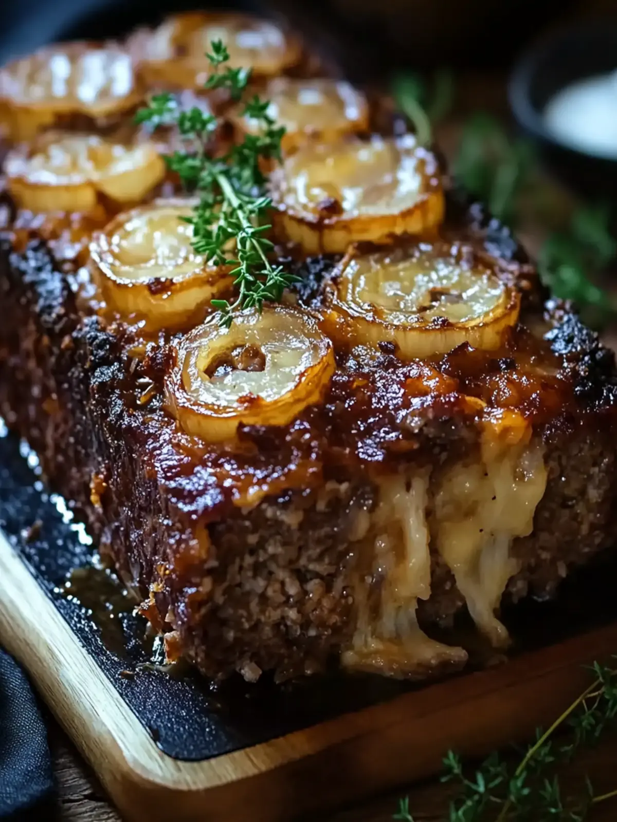 Savory French Onion Meatloaf That Will Comfort Your Soul 3 French Onion Meatloaf