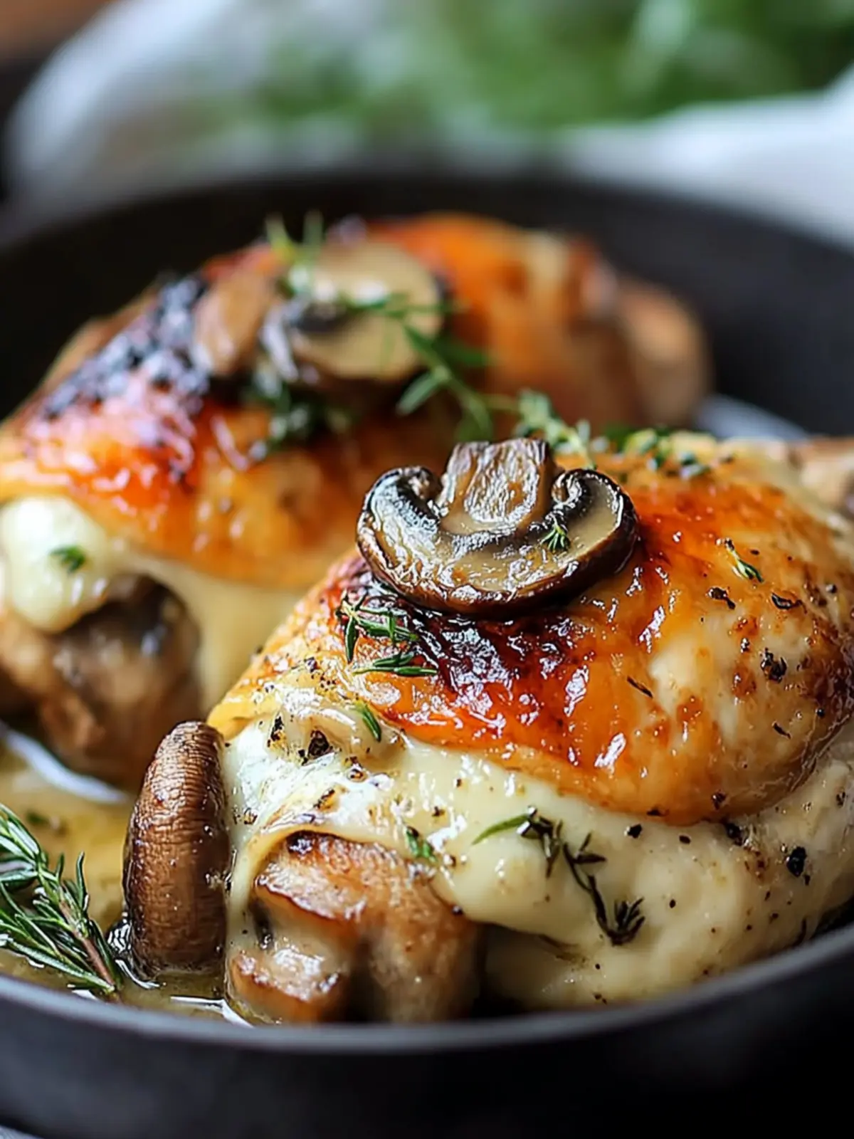 Cheesy Garlic Butter Mushroom Stuffed Chicken for Comfort Food Bliss 4 Cheesy Garlic Butter Mushroom Stuffed Chicken