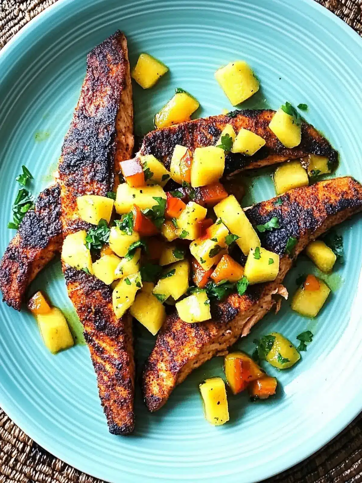 Savor Blackened Salmon with Mango Salsa in 30 Minutes 3 Blackened Salmon with Mango Salsa