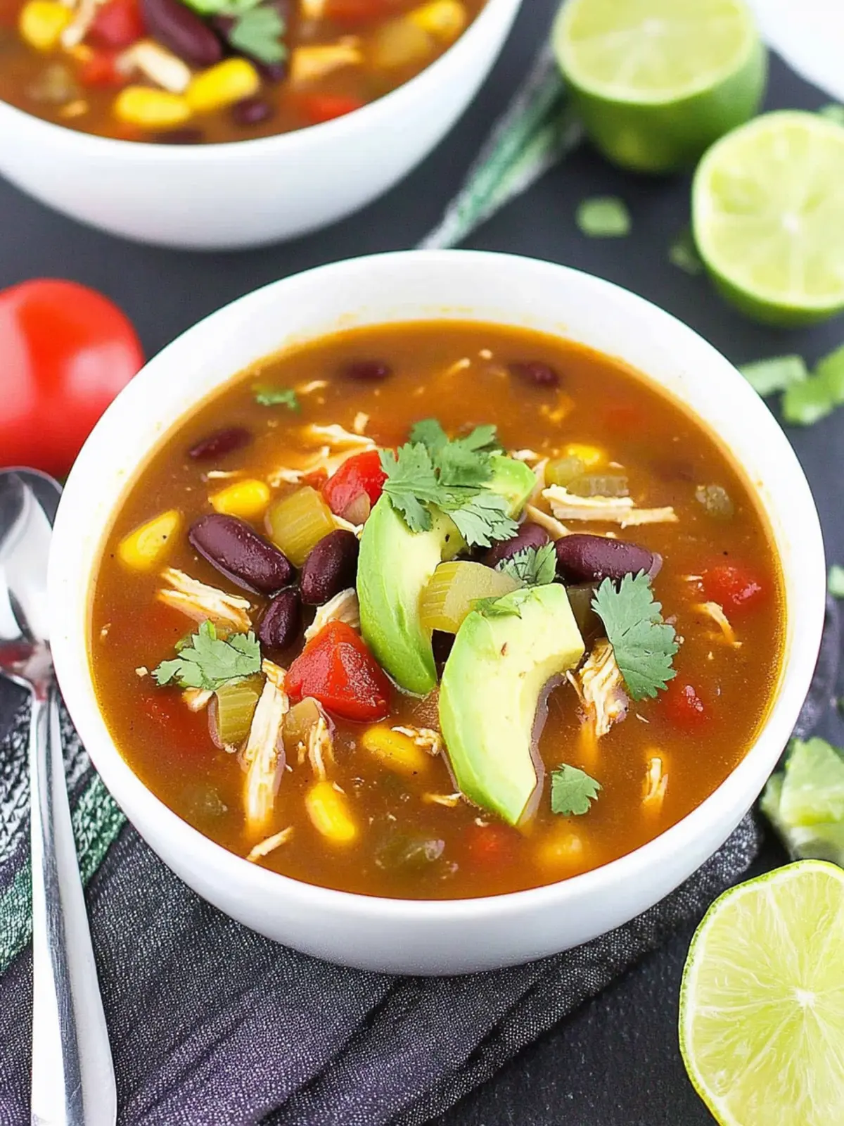 Slow Cooker Chicken Tortilla Soup: Cozy Comfort in a Bowl 4 Slow Cooker Chicken Tortilla Soup