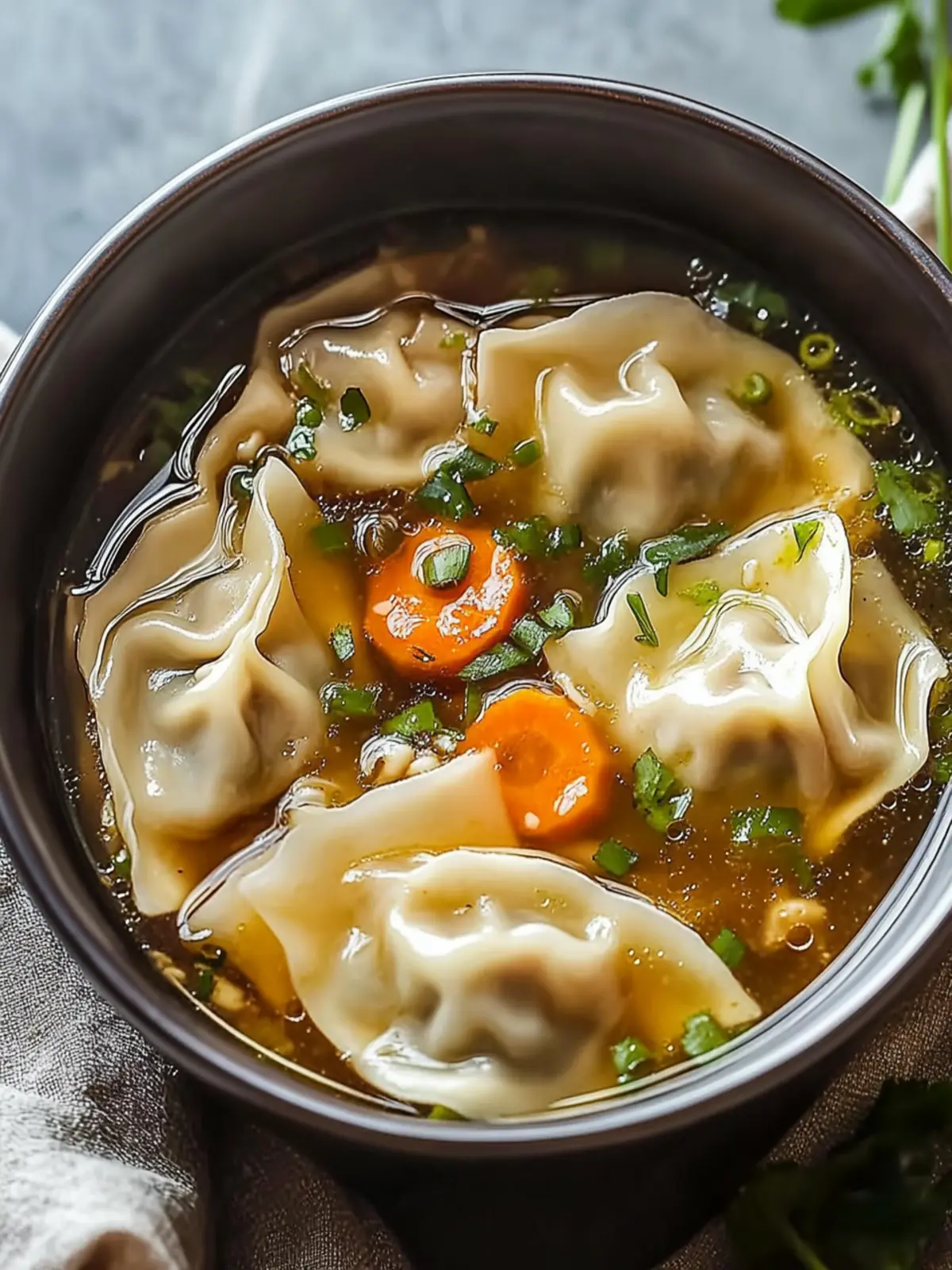 Comforting Potsticker Soup: Your Go-To Hug in a Bowl 4 Comforting Potsticker Soup: A Delicious Hug in a Bowl