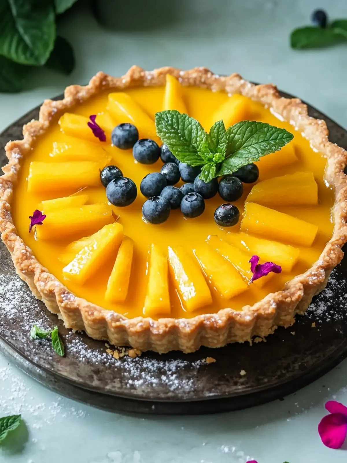 Easy Mango Curd Tart Recipe for a Refreshing Treat 2 Mango Curd Tart Recipe