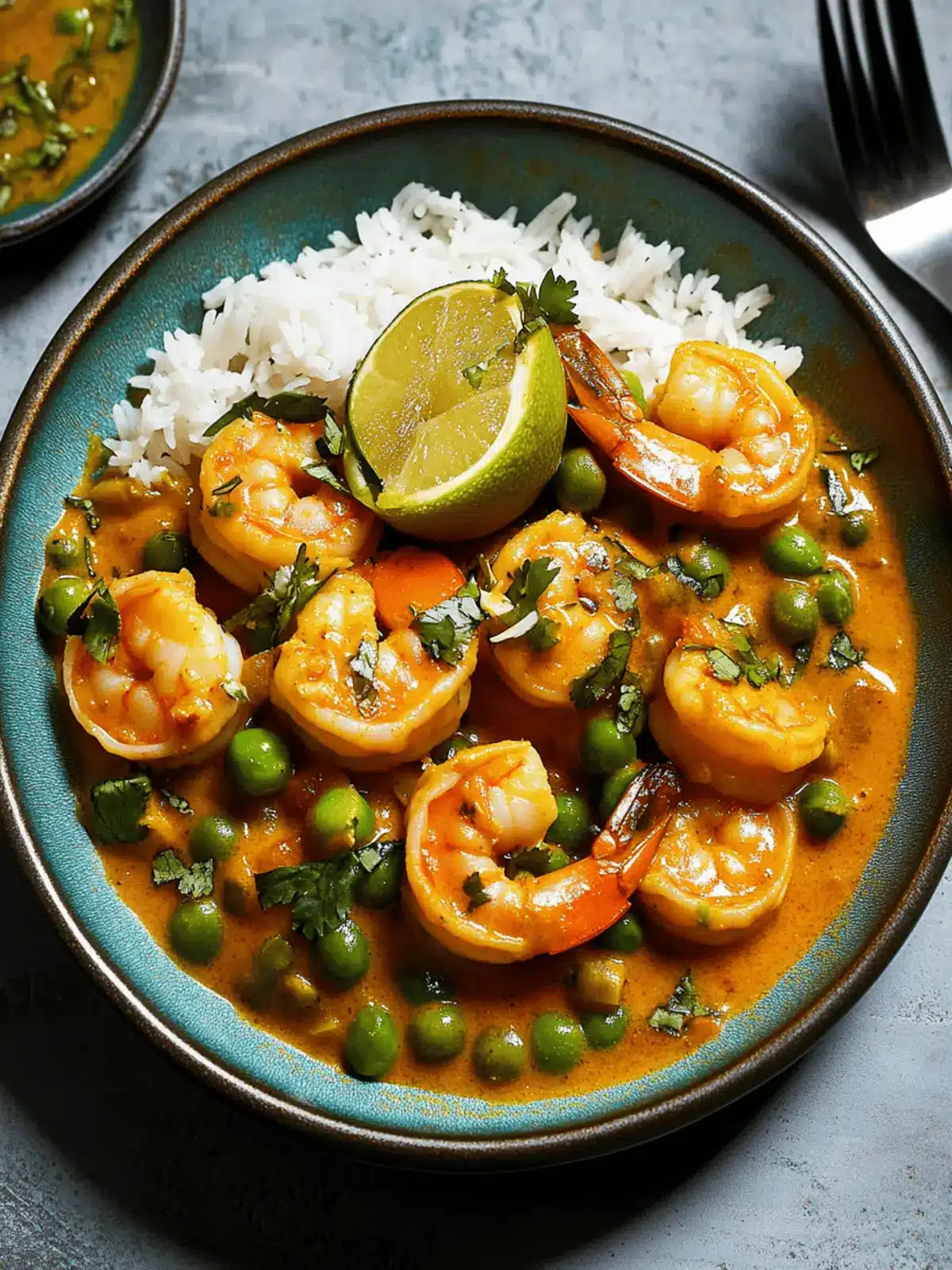 Savory Coconut Curry Shrimp & Peas in One Pot Bliss 4 Coconut Curry Shrimp & Peas