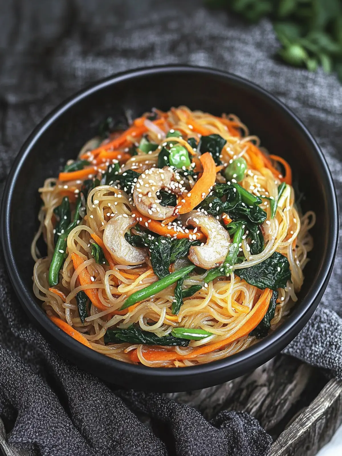 Savor Stir-Fried Sweet Potato Noodles (Japchae) Tonight! 3 Stir-Fried Sweet Potato Noodles (Japchae)