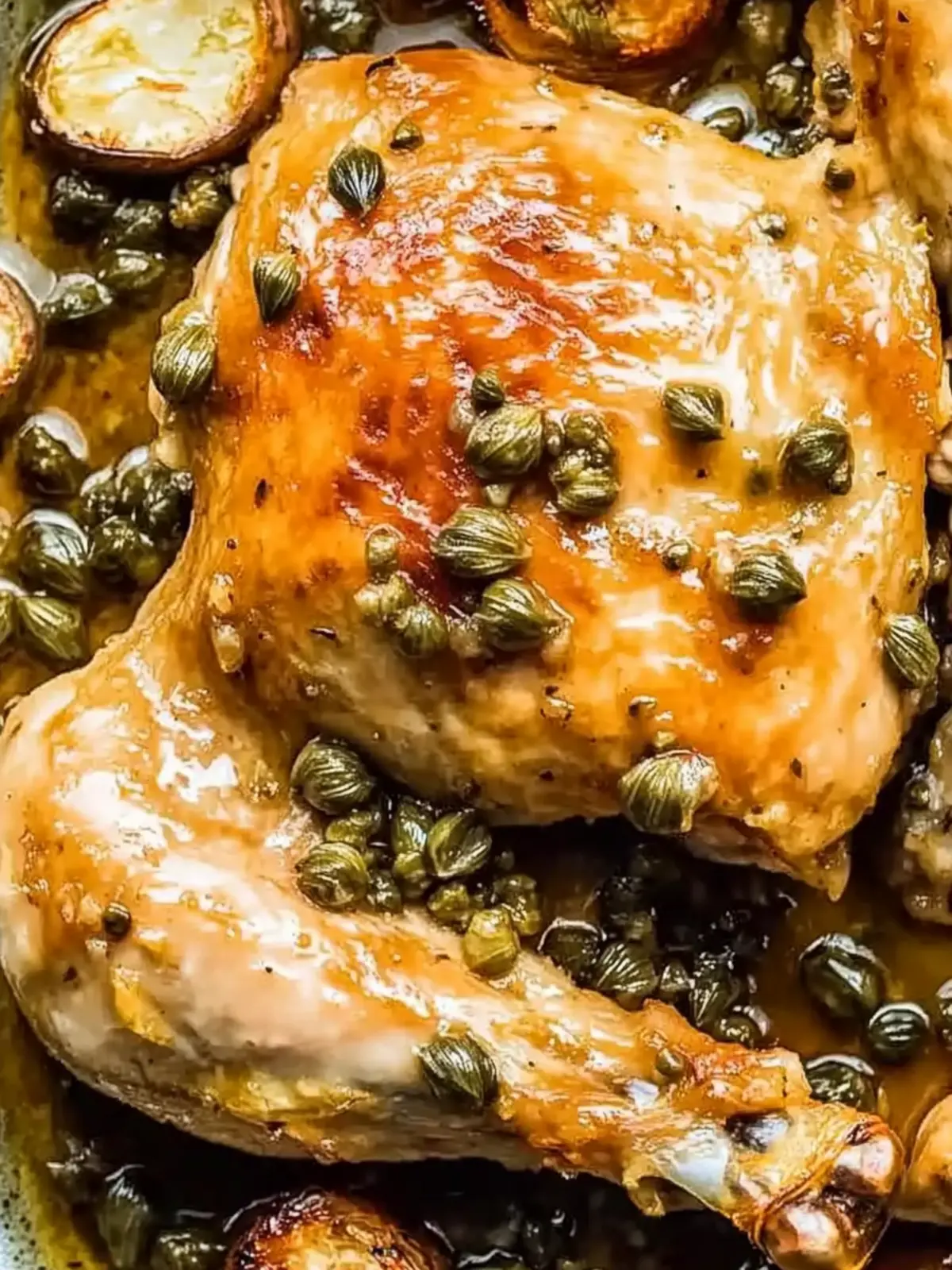 Savory Brick Chicken with Brown Butter and Capers Delight 4 Brick chicken with brown butter and capers