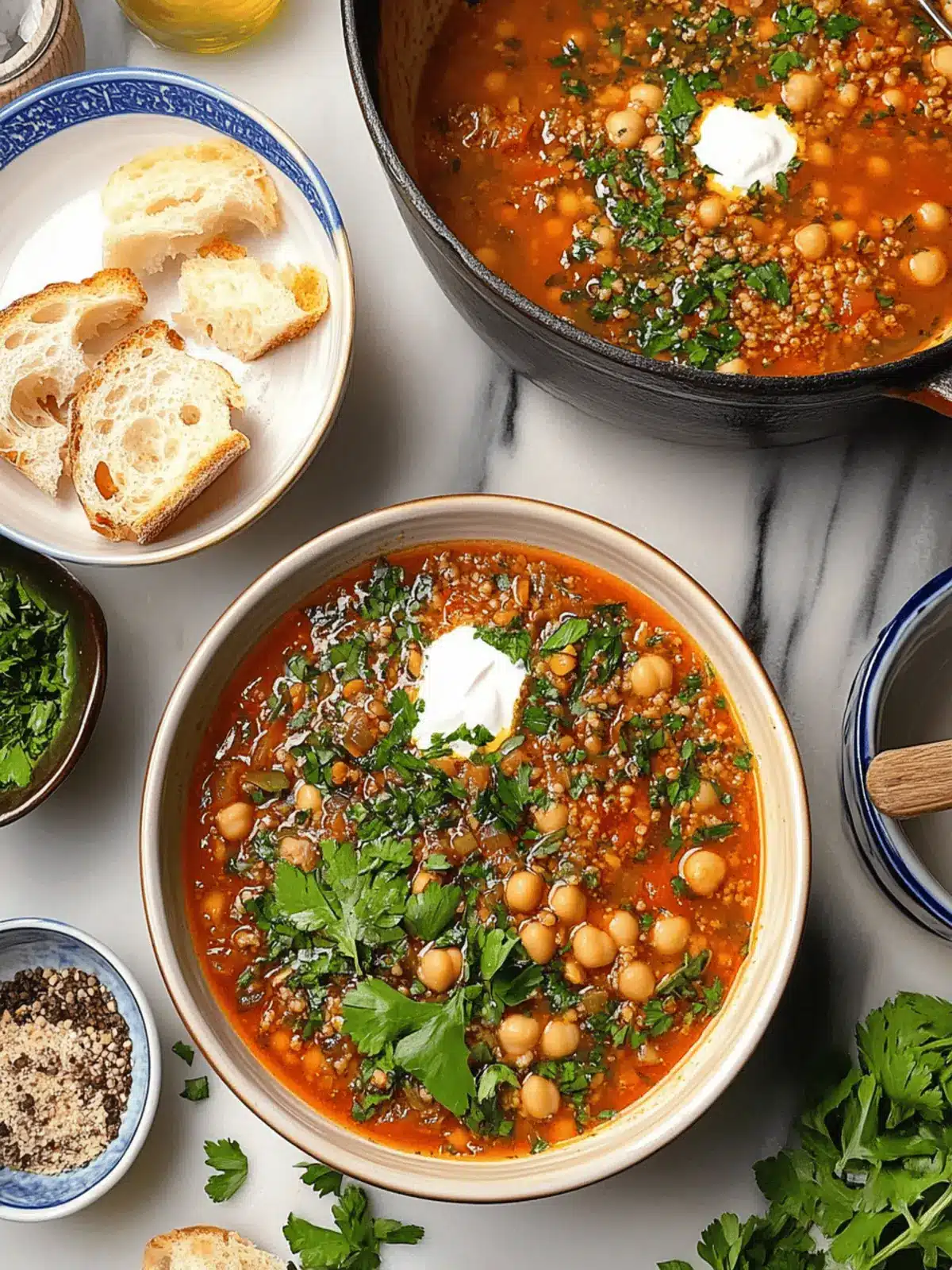 Tunisian Spiced Chickpea and Bread Soup Lablabi Bliss 4 Tunisian spiced chickpea and bread soup (lablabi)