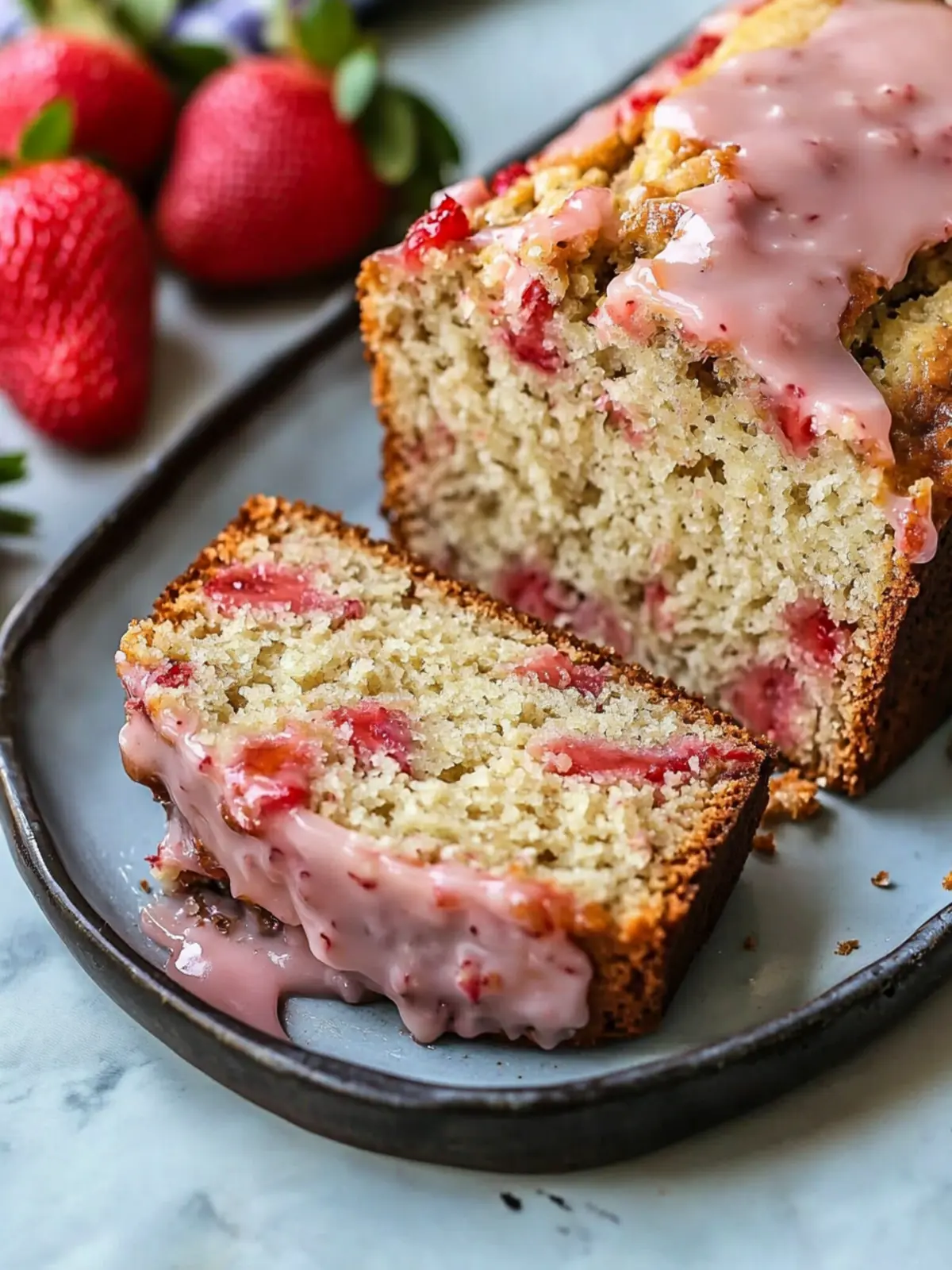 Deliciously Easy Strawberry Banana Bread Recipe You ll Love 3 Strawberry Banana Bread