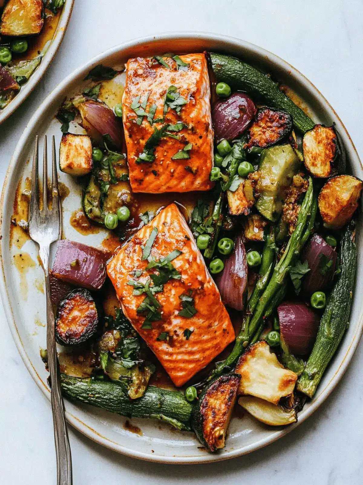 Miso-Glazed Salmon & Veggie Sheet Pan Dinner in 30 Minutes 3 Miso-Glazed Salmon & Veggie Sheet Pan Dinner