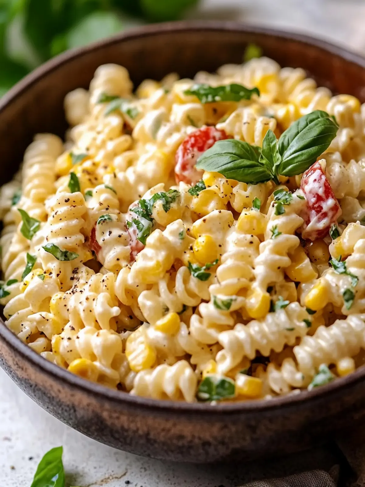 Creamy Street Corn Pasta Salad You'll Want at Every BBQ 3 Creamy Street Corn Pasta Salad