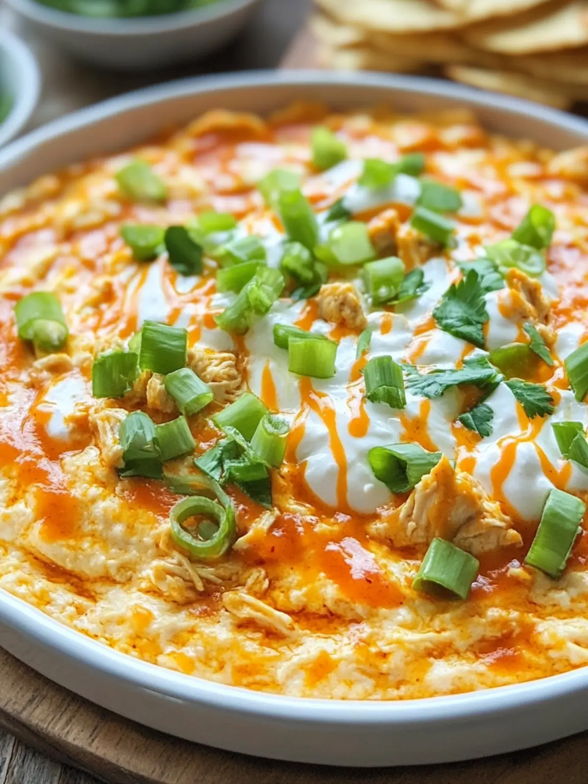 Delicious High-Protein Buffalo Chicken Dip for Guilt-Free Snacking 4 High-Protein Buffalo Chicken Dip