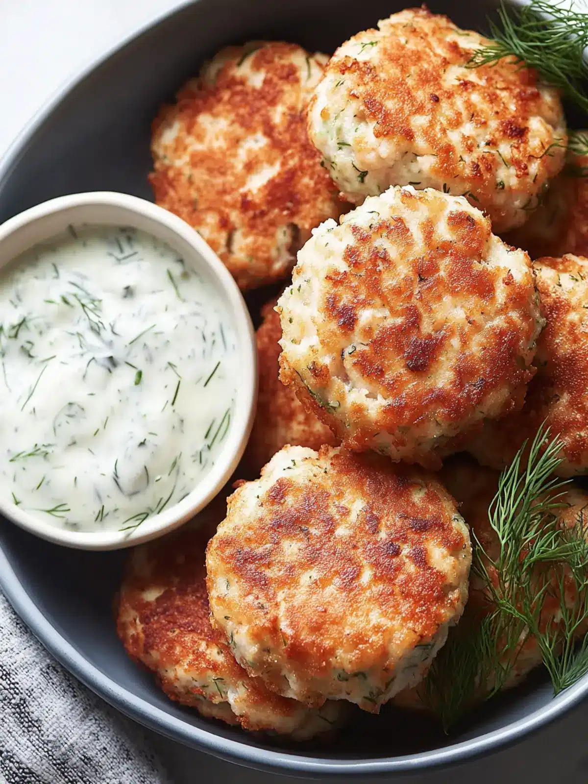 Delicious Salmon Croquettes With Dill Sauce Ready in 30 Minutes 2 Salmon Croquettes With Dill Sauce