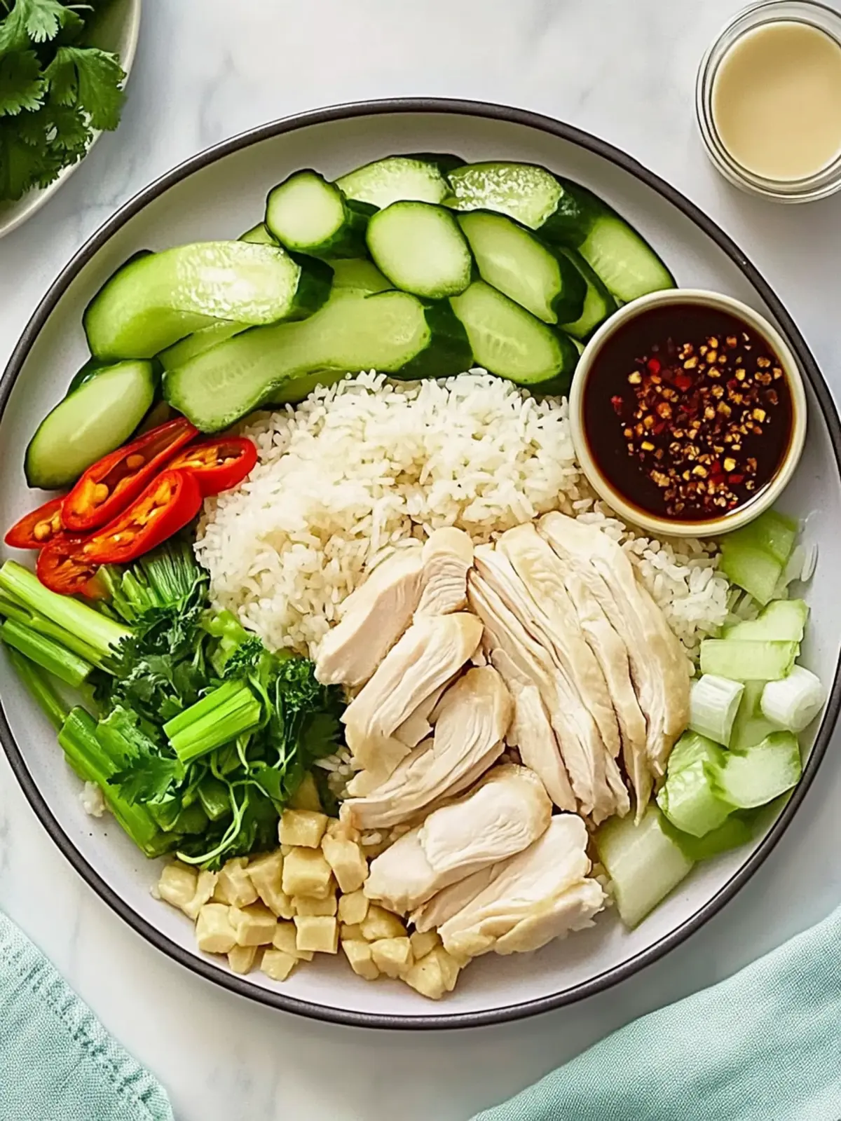 Irresistible Hainanese Chicken Rice for Cozy Family Dinners 4 Hainanese Chicken Rice