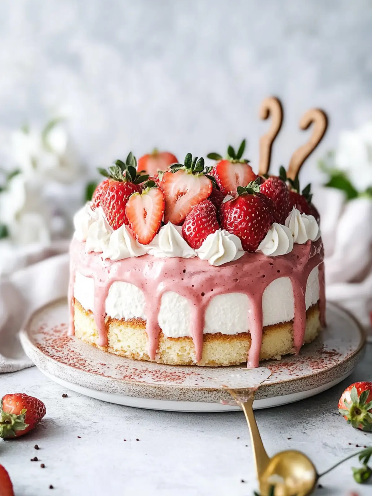 Strawberry Tiramisu Charlotte Without Gelatin for Mother's Day 2 Strawberry Tiramisu Charlotte | without gelatin- Dessert for mother's day