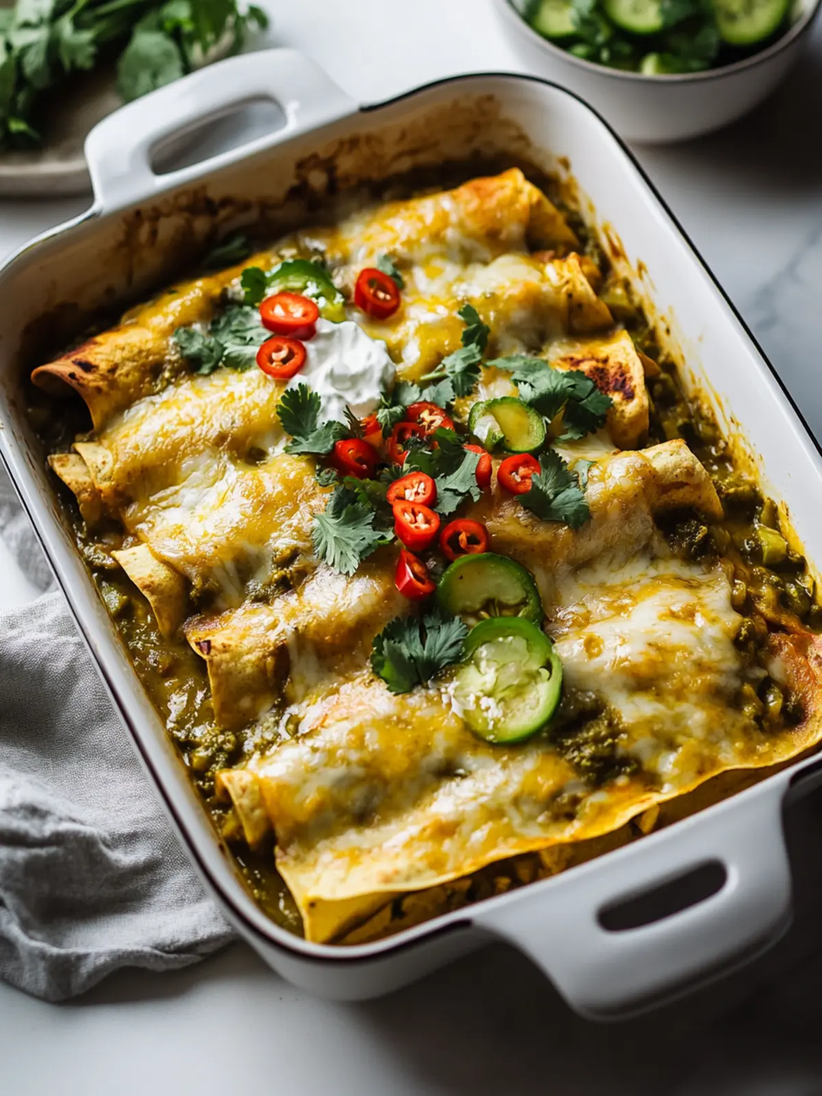 Easy Plant-Based Potato Green Chili Enchiladas for Quick Cozy Dinners 2 Easy Plant-based Potato Green Chili Enchiladas For Busy Nights
