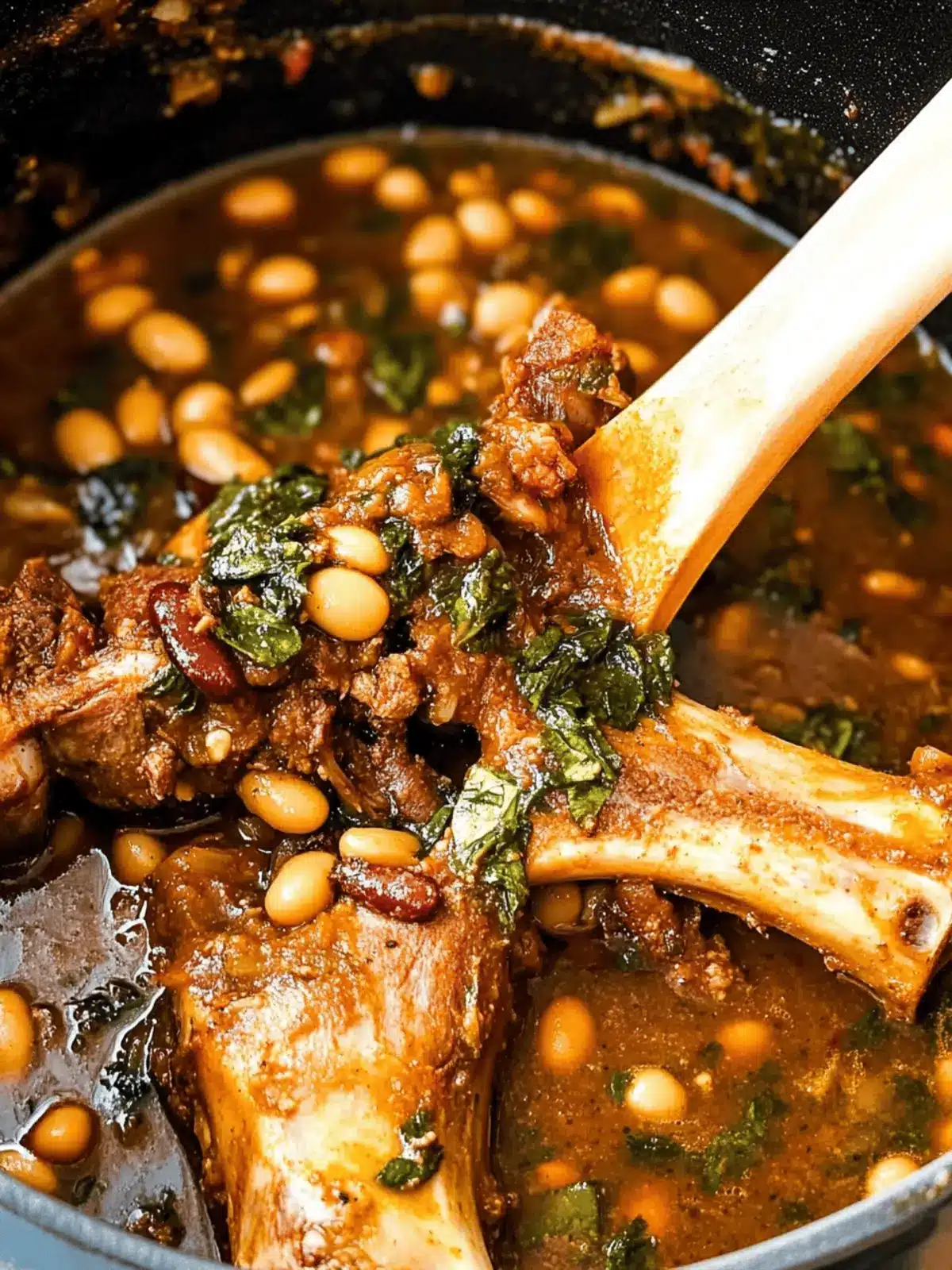 Savory Lamb Shank Chilli with Beans for Cozy Nights 2 Lamb shank chilli with beans