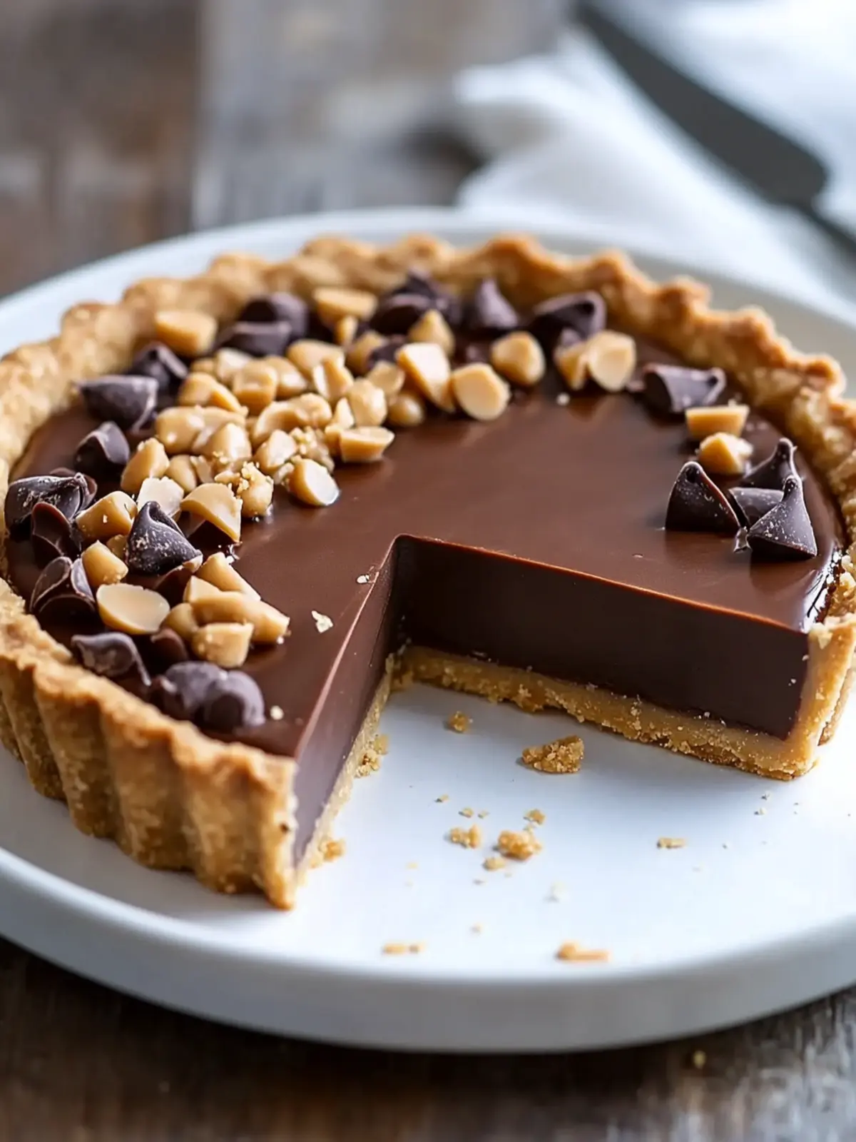 Irresistible Chocolate Peanut Butter Tart You ll Crave Forever 3 Chocolate Peanut Butter Tart