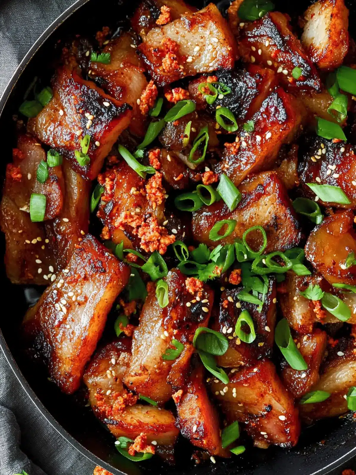 Savor Healthy Korean Pork Belly Skillet in 30 Minutes Flat! 2 Healthy Korean Pork Belly Skillet