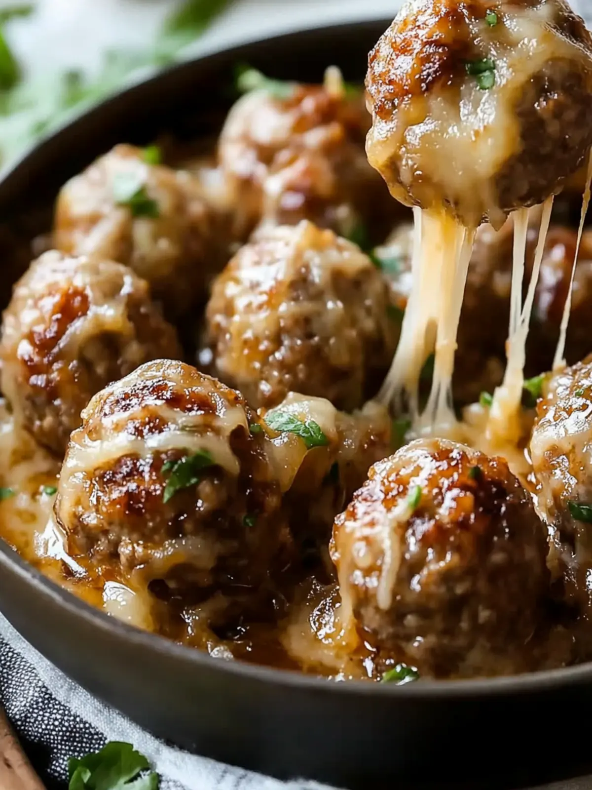 Cheesy French Onion Meatballs Your New Favorite Comfort Food 3 Cheesy French Onion Meatballs: The Ultimate Comfort Food Recipe